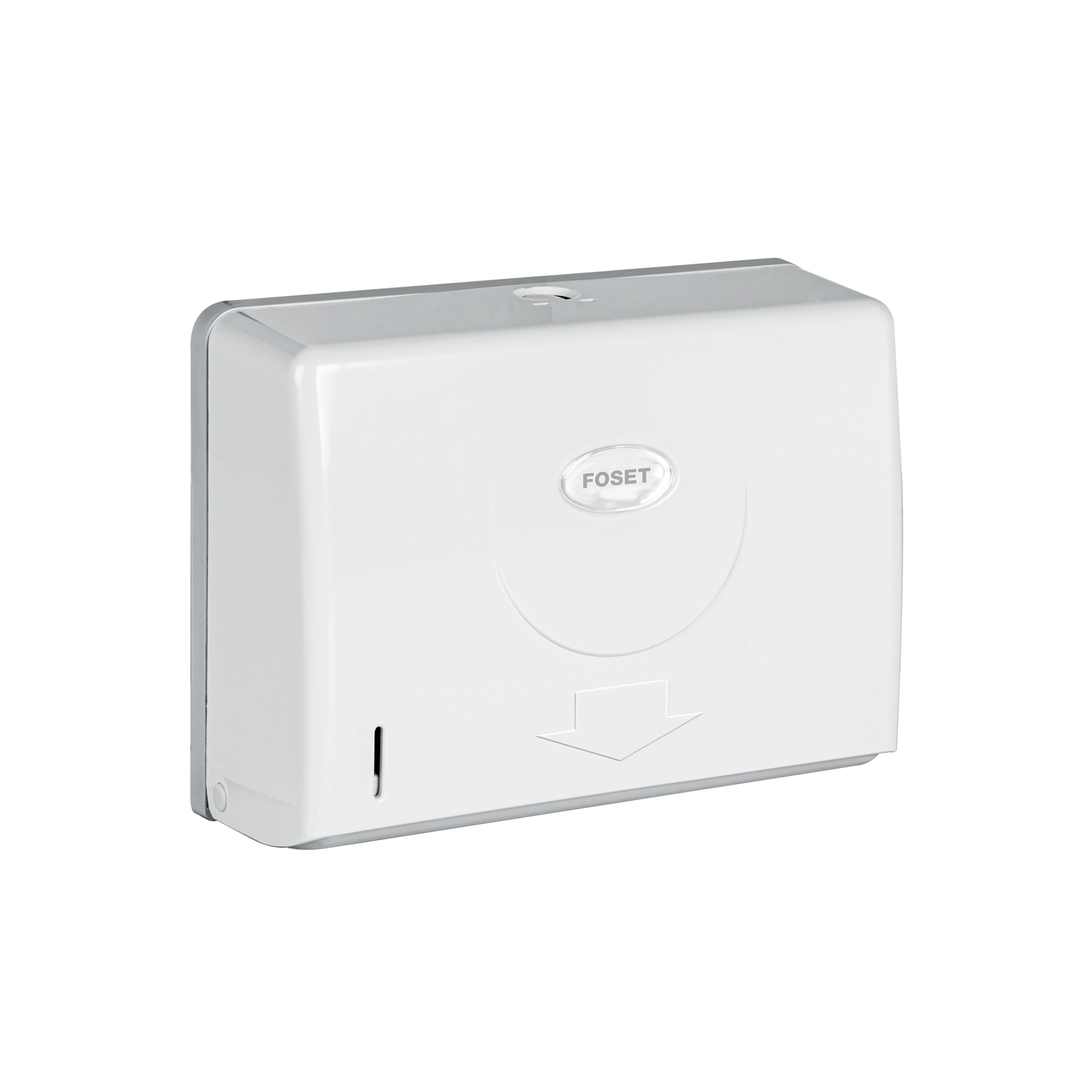 Dispensador junior p/toallas de papel, blanco, Foset Basic