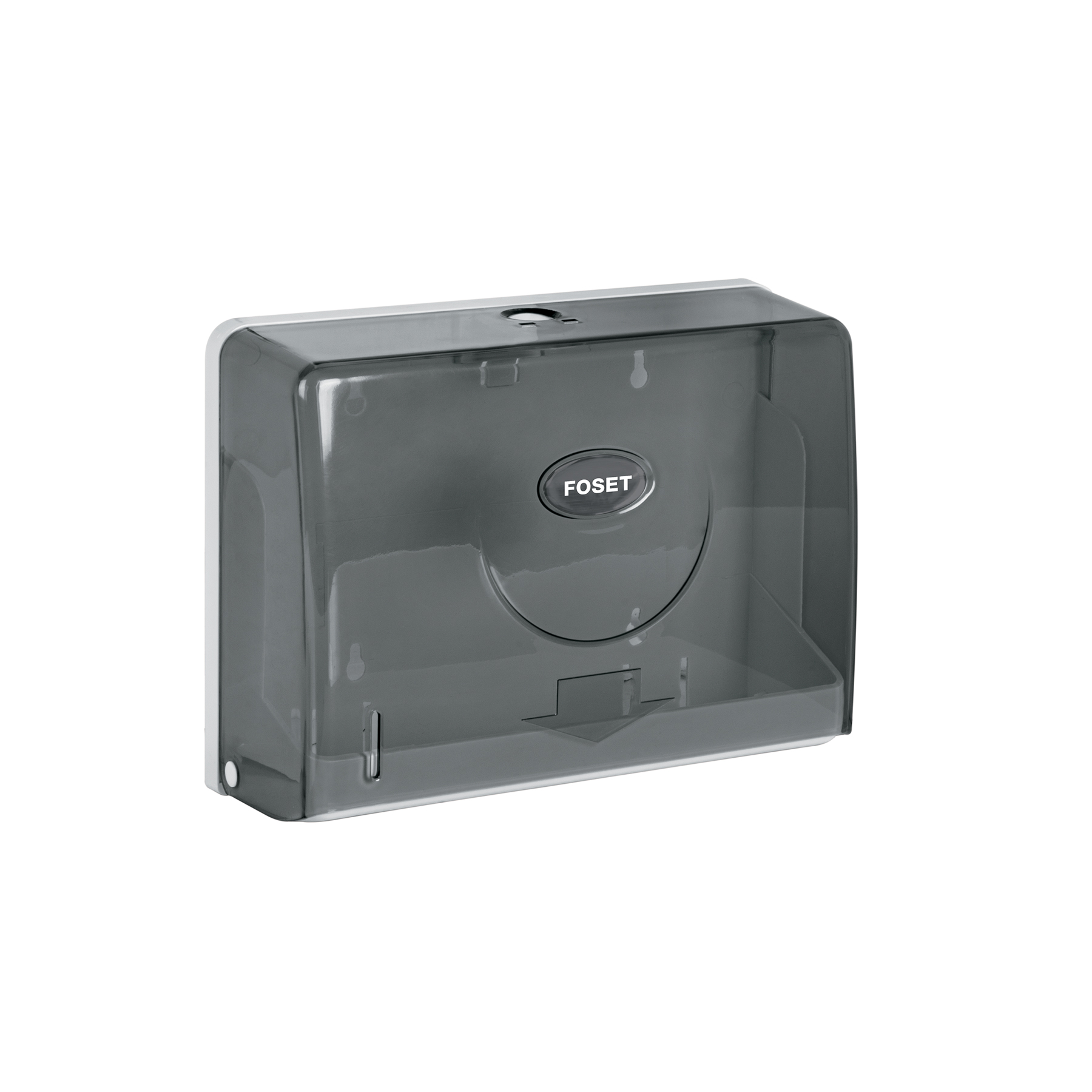 Dispensador junior p/toallas de papel, humo, Basic