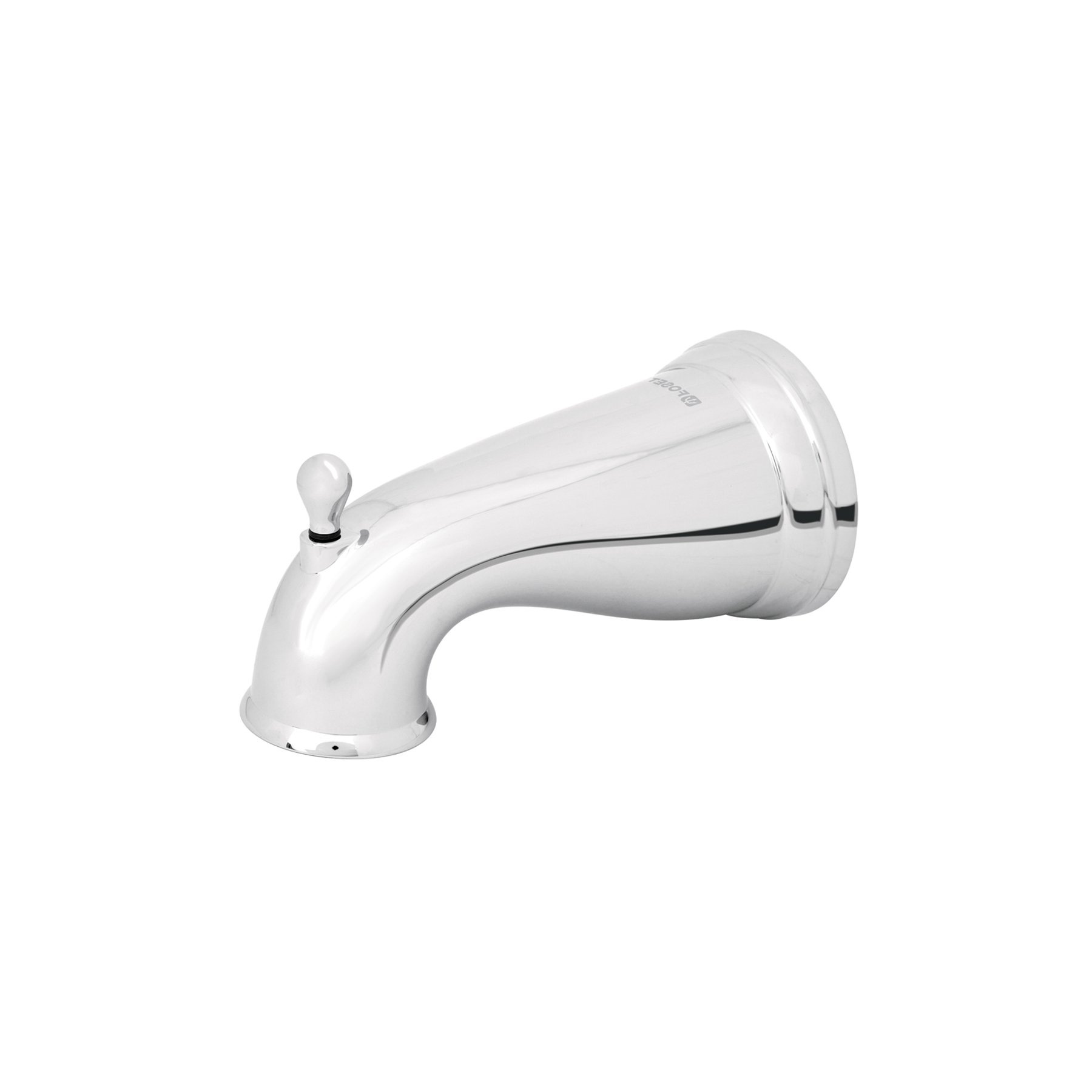 Salida de tina con desviador, cromo, FOSET AERO