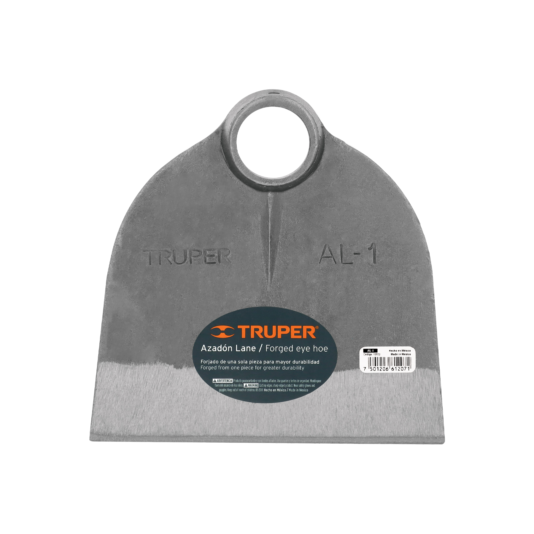 Azadón Lane No. 1 de 1.8 lb, sin mango, TRUPER