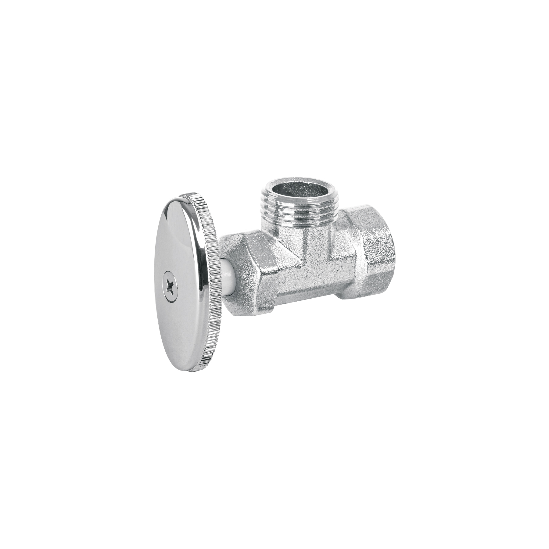 Llave angular 1/2', multivuelta, roscable, BASIC