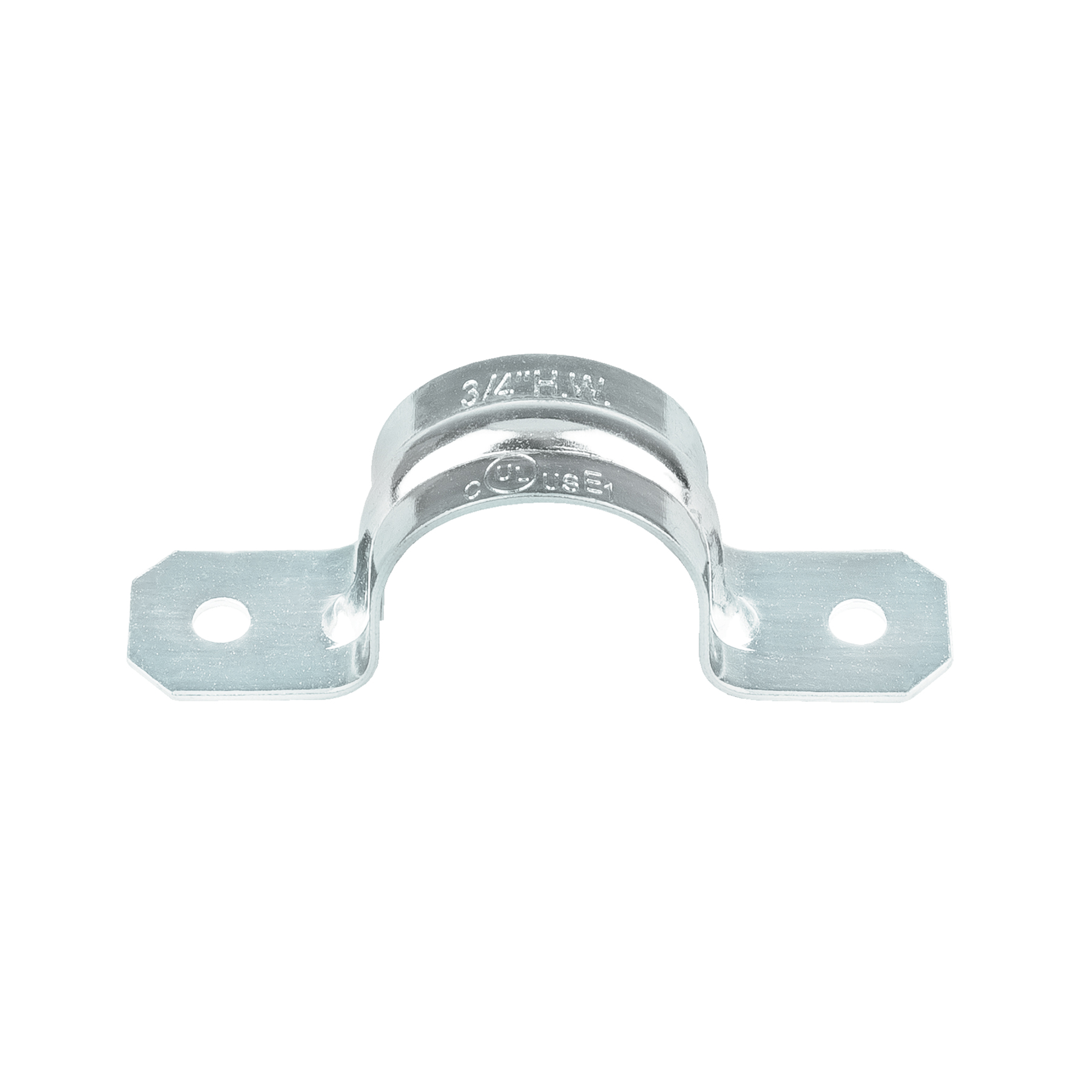 Bolsa c/10 abrazaderas tipo omega 3/4' p/tubo pared gruesa