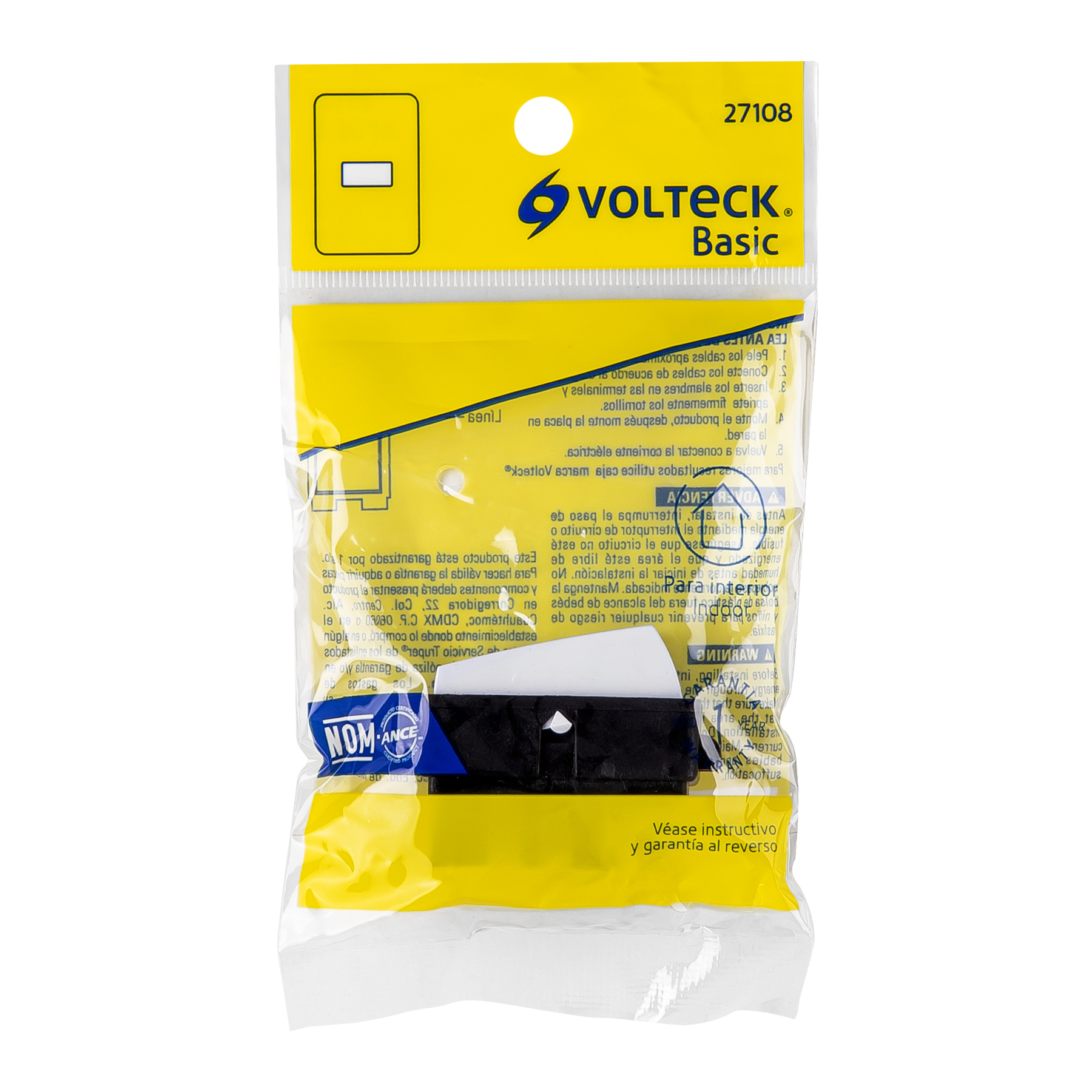 Interruptor sencillo, Volteck Basic - Imagen 5