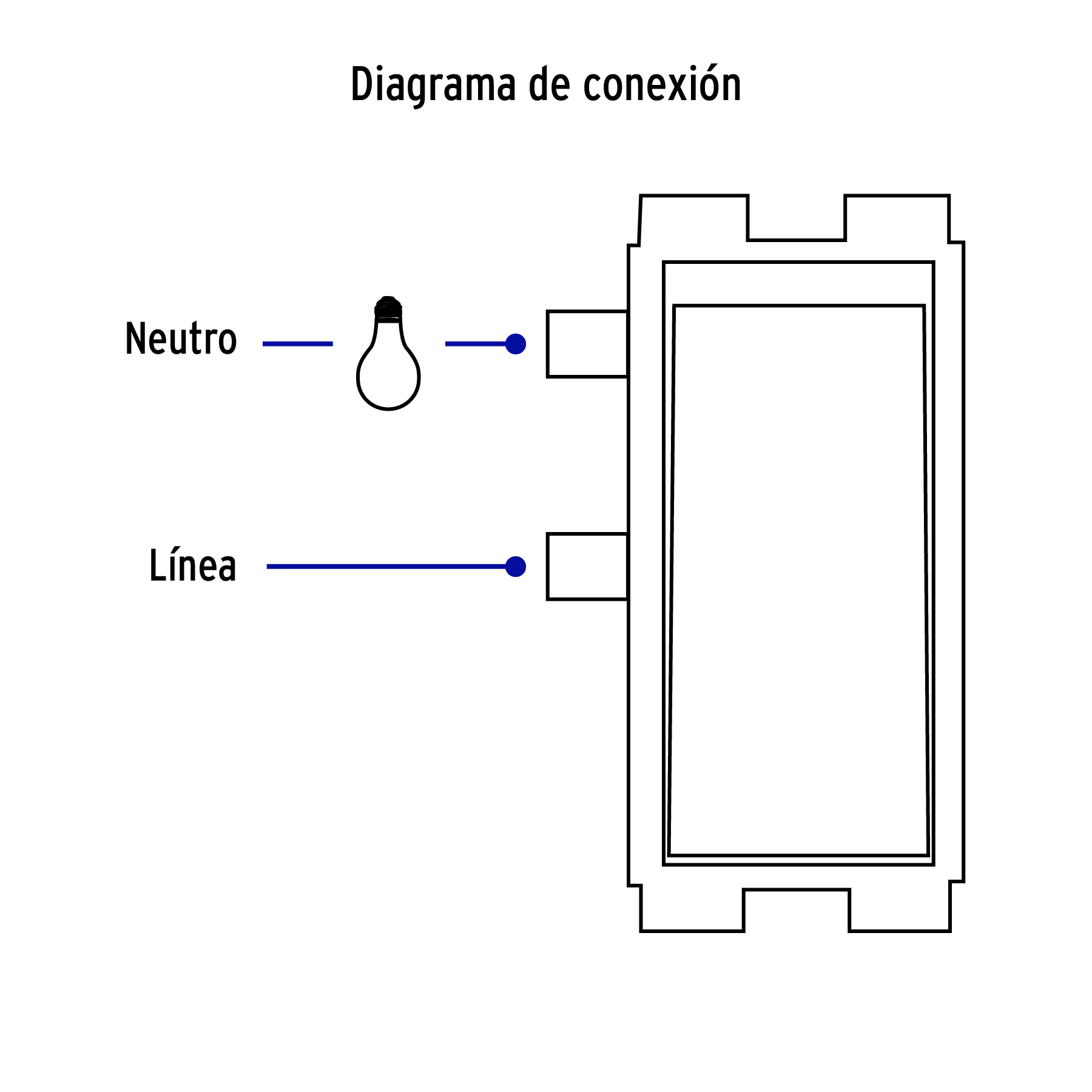 Interruptor sencillo, Volteck Basic - Imagen 4
