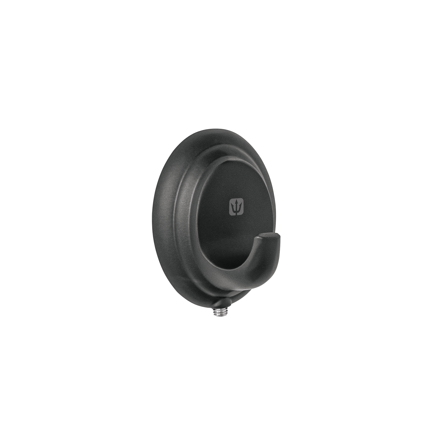 Gancho sencillo metálico acabado negro, Foset Aqua