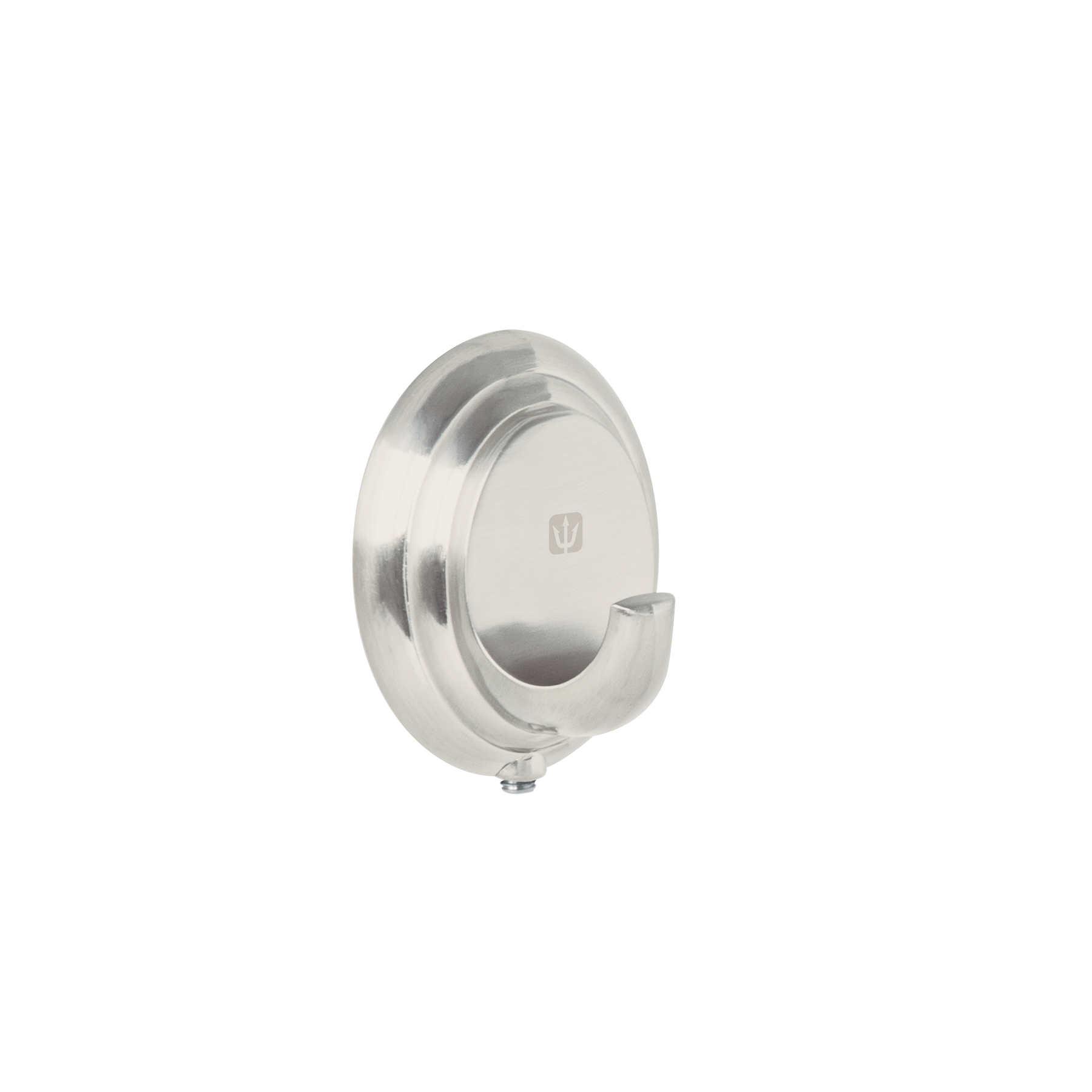 Gancho sencillo metálico acabado satín, Foset Aqua