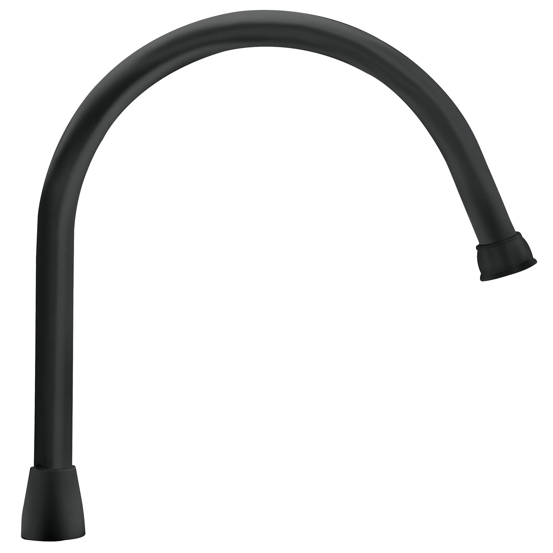 Cuello largo para mezcladora de fregadero, negro mate, Aqua