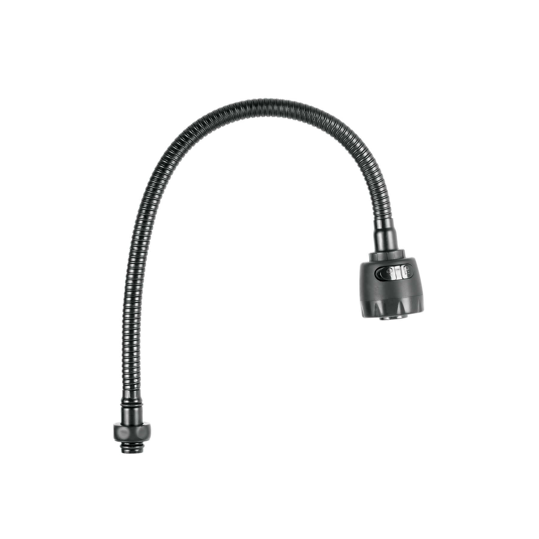 Cuello flexible para mezcladora de fregadero, negro, AQUA