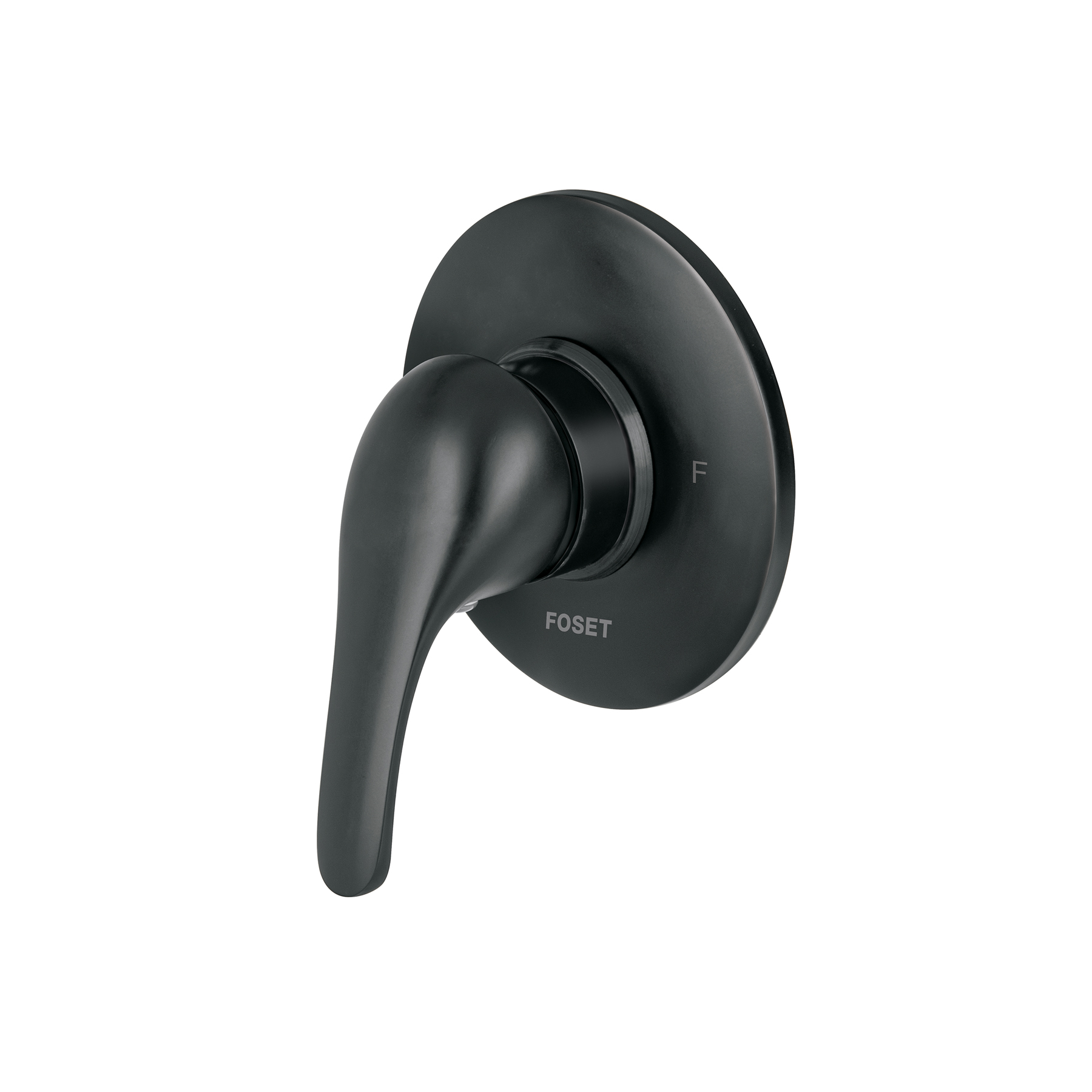 Monomando para regadera, negro, AQUA