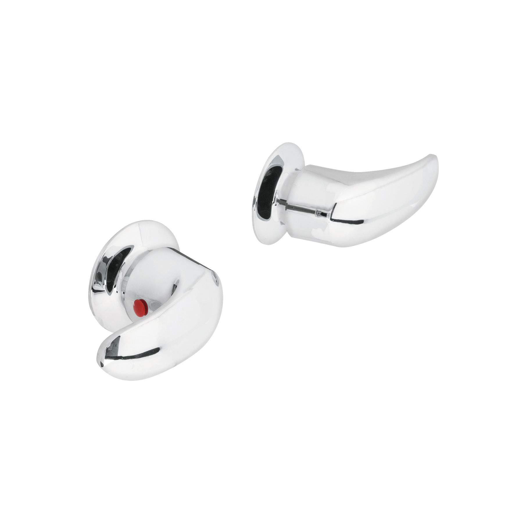 Juego de manerales de palanca para regadera, cromo, Aqua