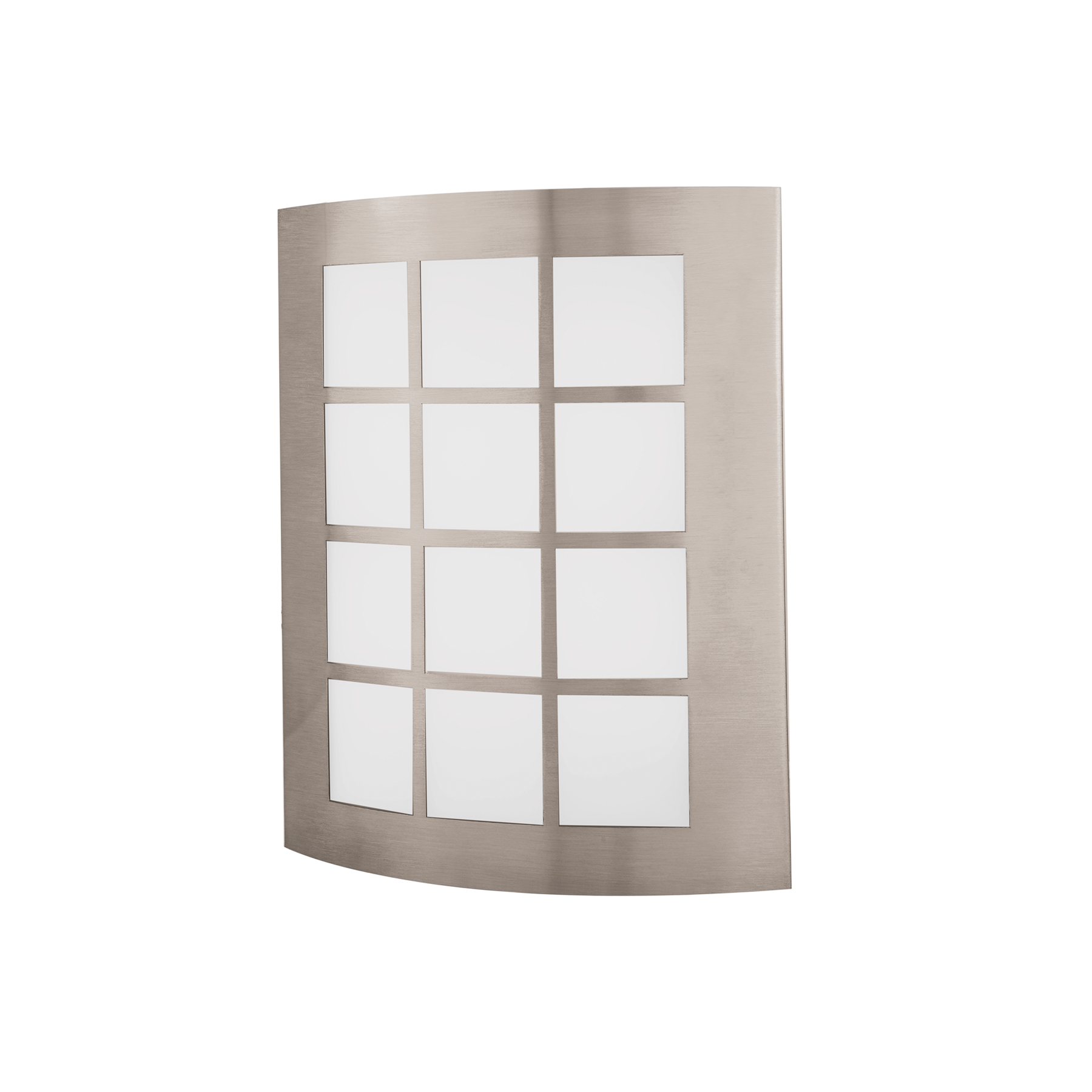 Arbotante decorativo de LED 15 W acero inoxidable luz cálida