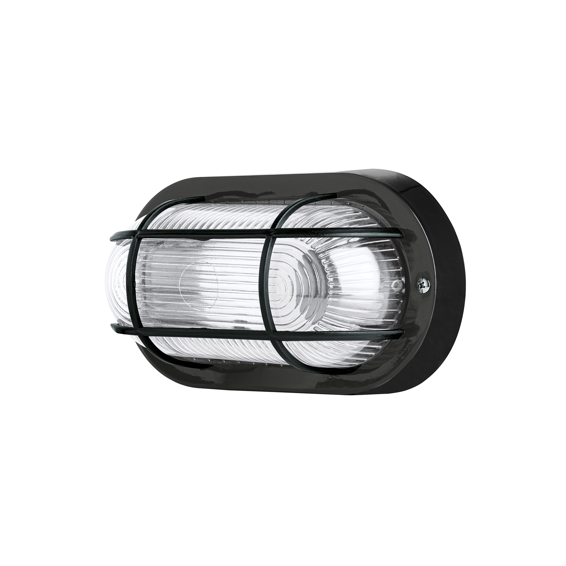 Arbotante decorativo de ABS, ovalado, lámpara no incluida