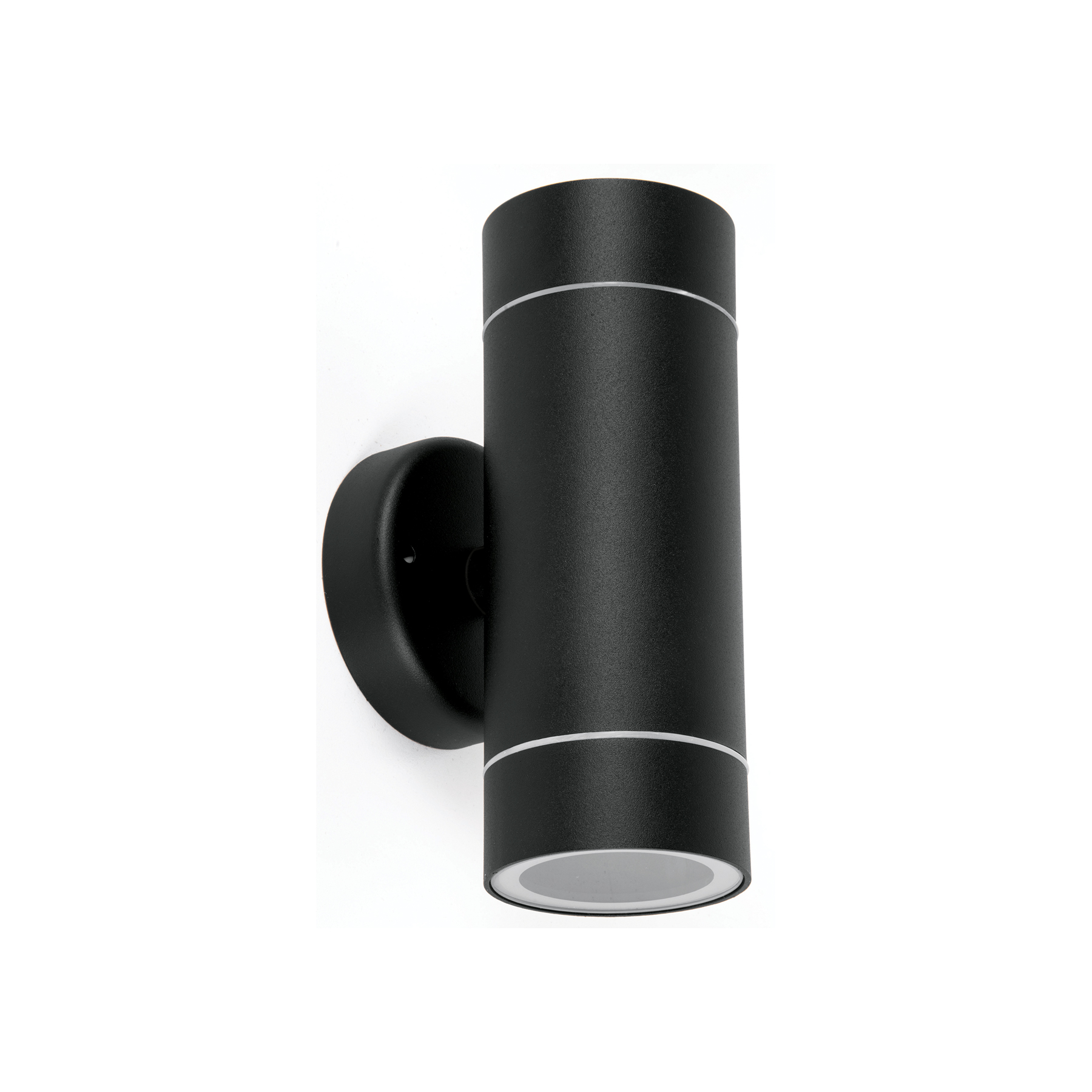 Arbotante de acento 2 spots negro, lámparas no incluidas