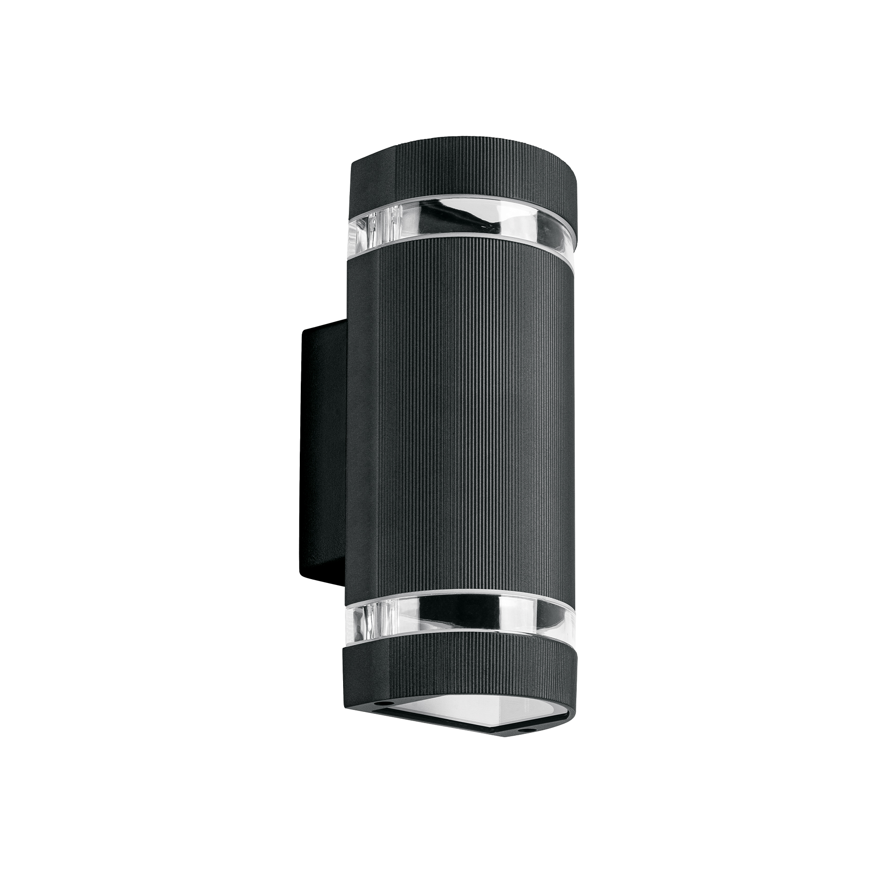 Arbotante exterior con 2 spots, lámparas no incluidas, negro