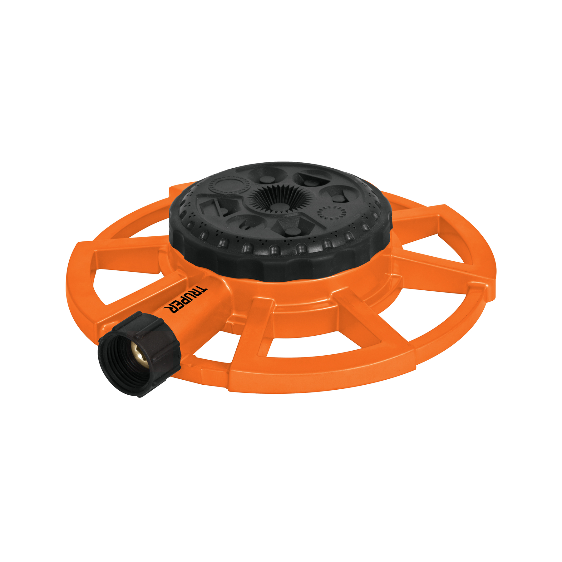 Aspersor base metálica, con 8 funciones, TRUPER