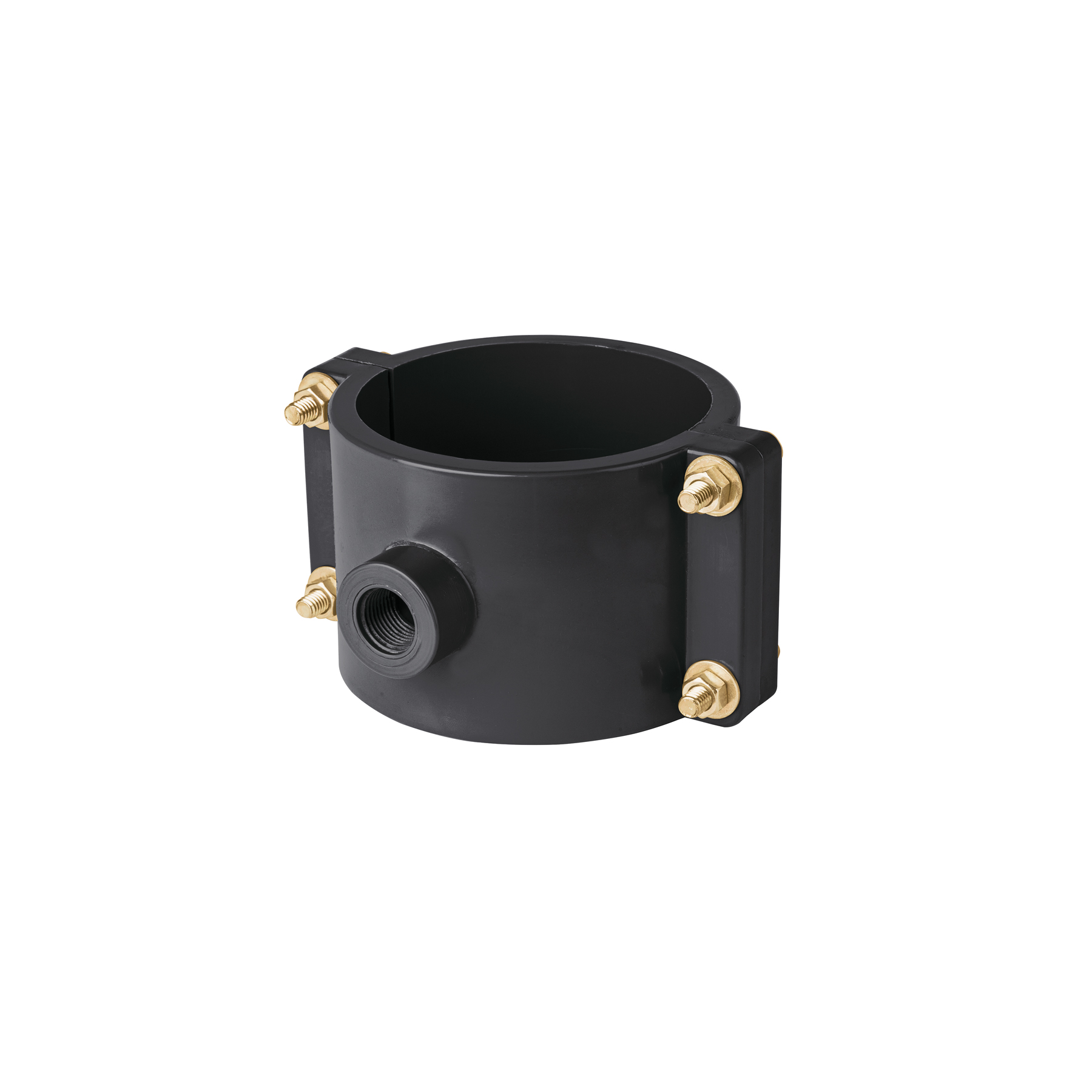 Abrazadera para toma domiciliaria PP 4' x 1/2', Foset