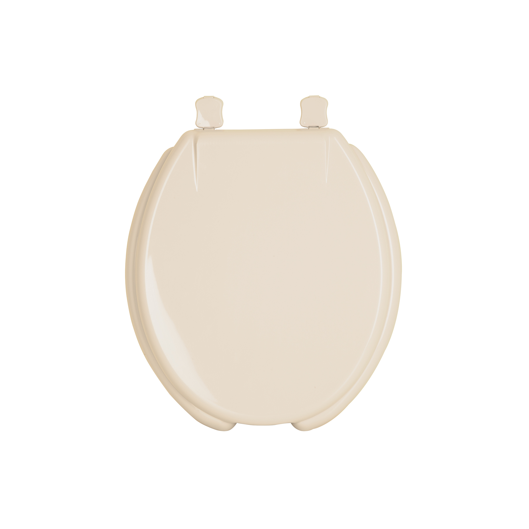 Asiento redondo con tapa para WC, abierto, hueso, FOSET