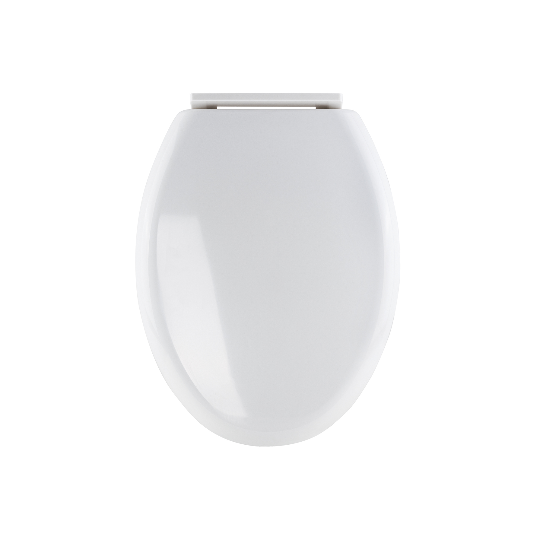 Asiento alargado p/ WC one piece, cierre lento, blanco, AQUA