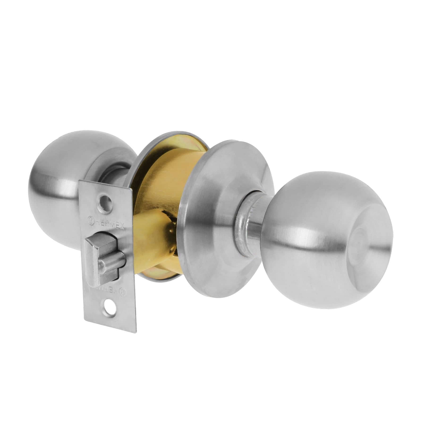 Cerradura esfera cilíndrico, entrada, cromo, blíster, BASIC