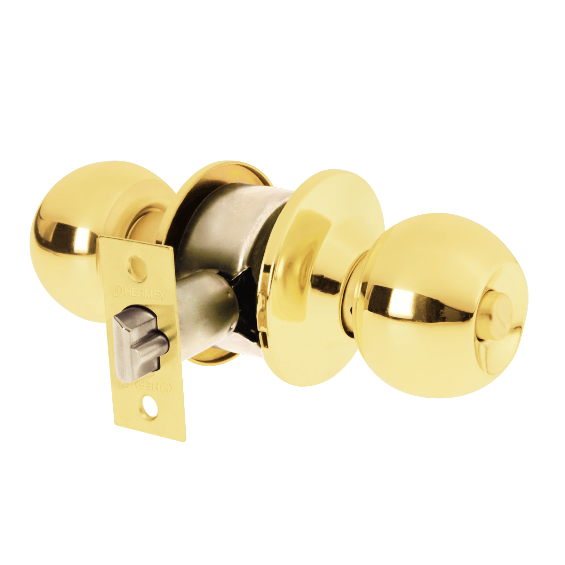 Cerradura esfera cilíndrico, recámara, brillante, blíster,HB