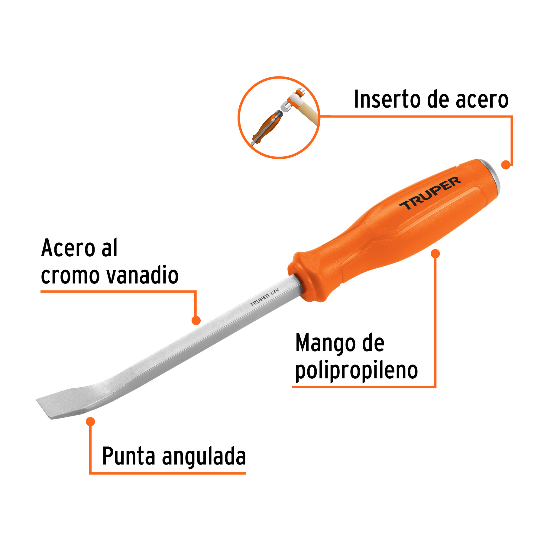 Barra de palanca de 12', Truper - Imagen 2