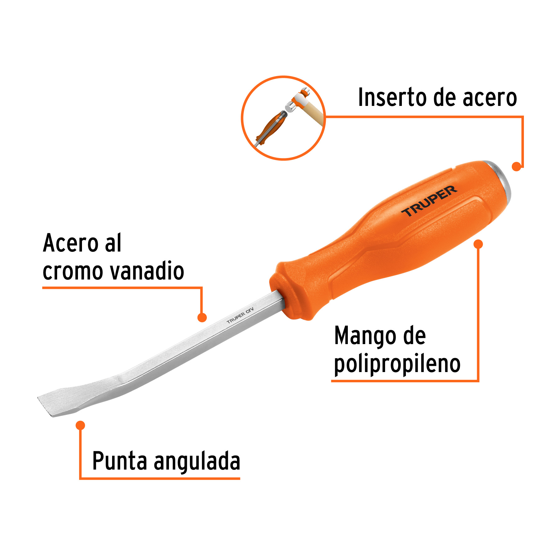 Barra de palanca de 8', Truper - Imagen 2