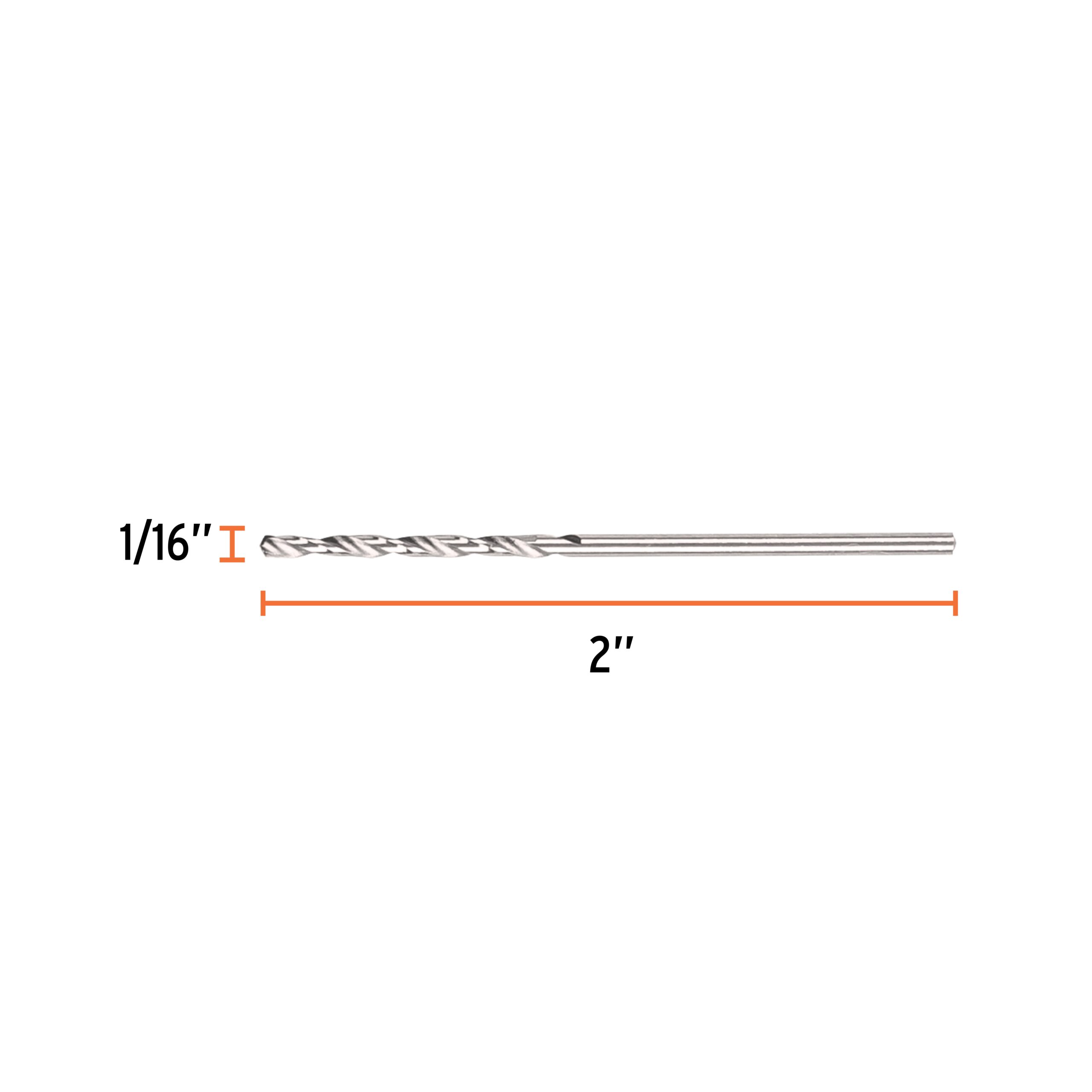 Broca HSS 1/16' Trusilver para metal, Truper - Imagen 2