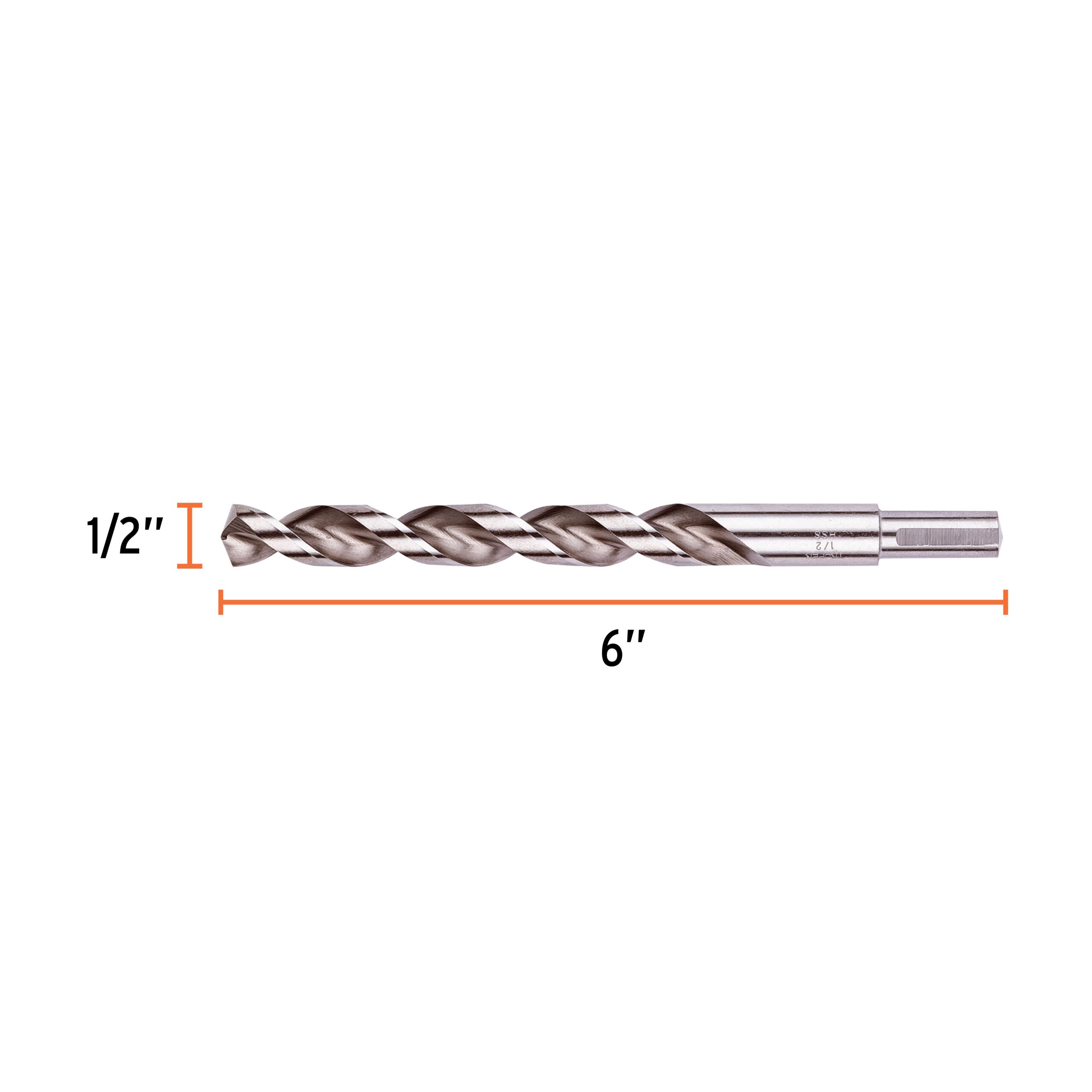 Broca HSS 1/2' Trusilver para metal, Truper - Imagen 2