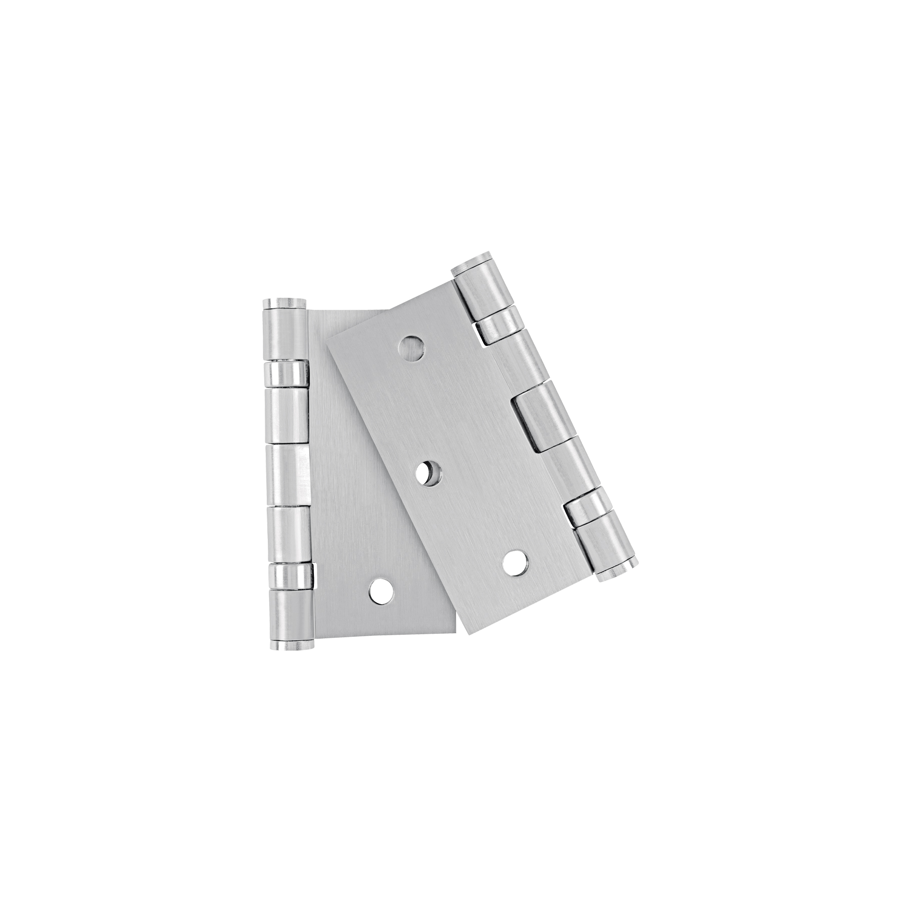 Bolsa c/2 bisagras cuadradas 3', plana, acero inox, HERMEX