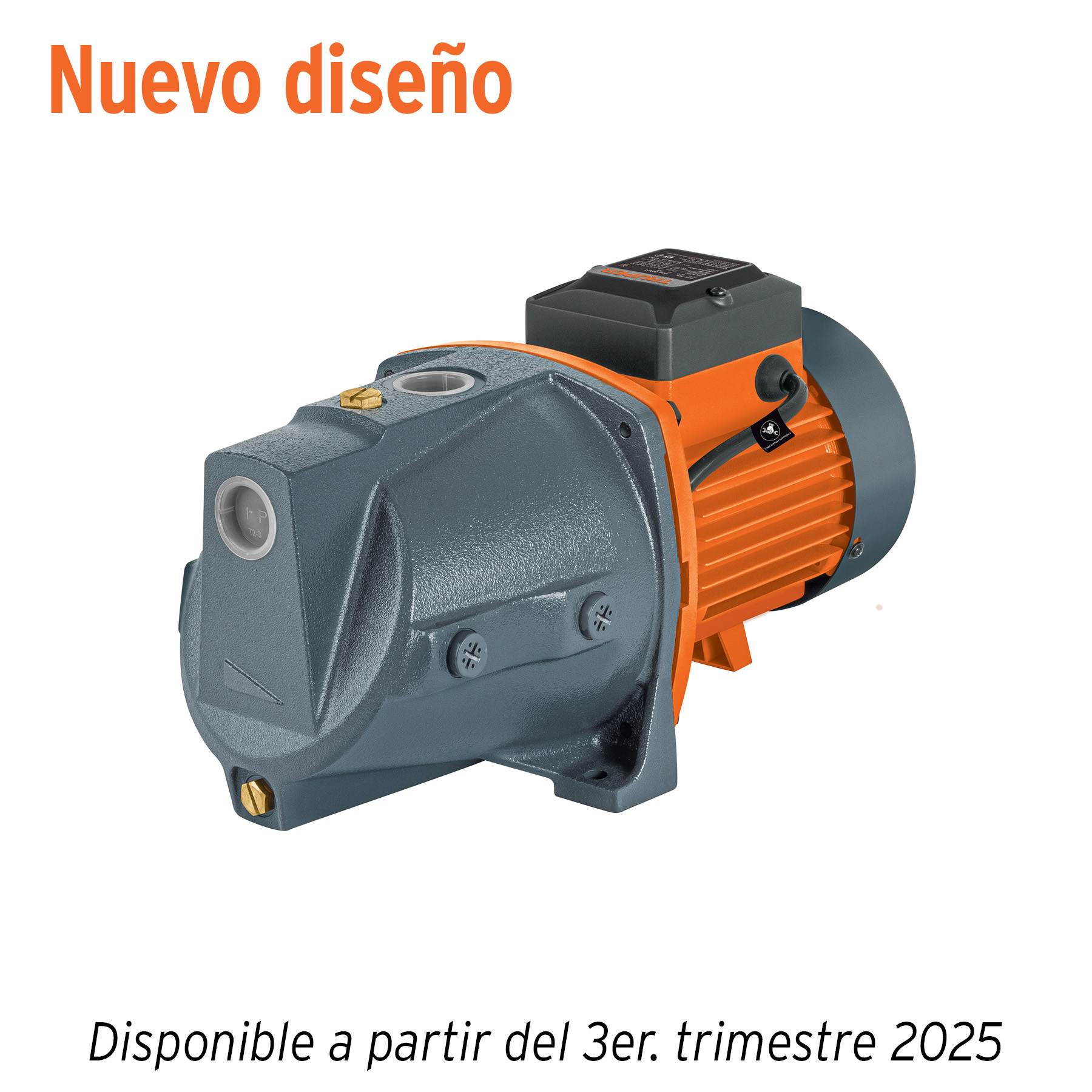 Bomba tipo jet, cabezal de hierro, 1 HP, TRUPER