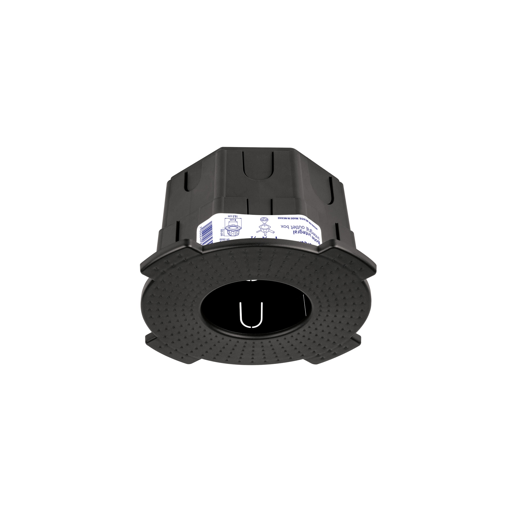 Bote integral de 10 cm, aro interno de 8 cm, Volteck