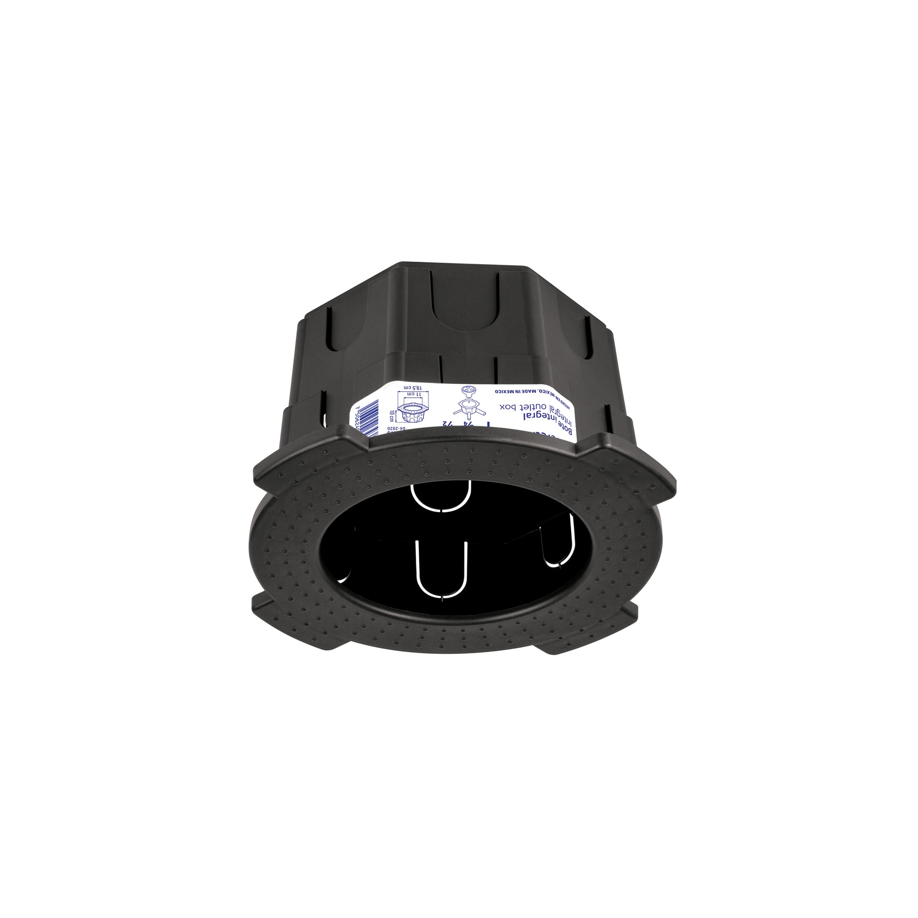 Bote integral de 10 cm, aro interno de 11 cm, Volteck