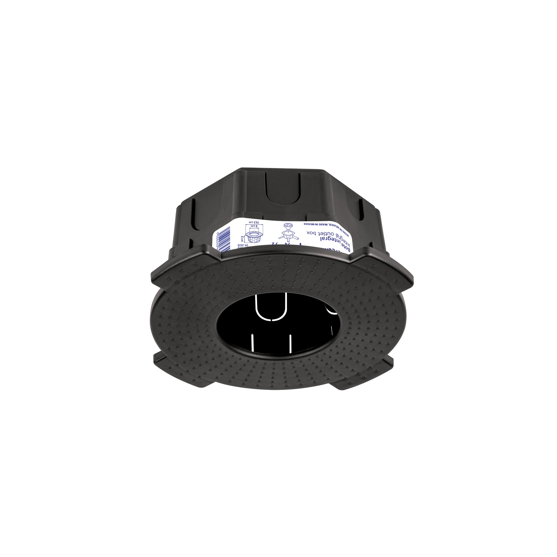 Bote integral de 8 cm, aro interno de 8 cm, Volteck