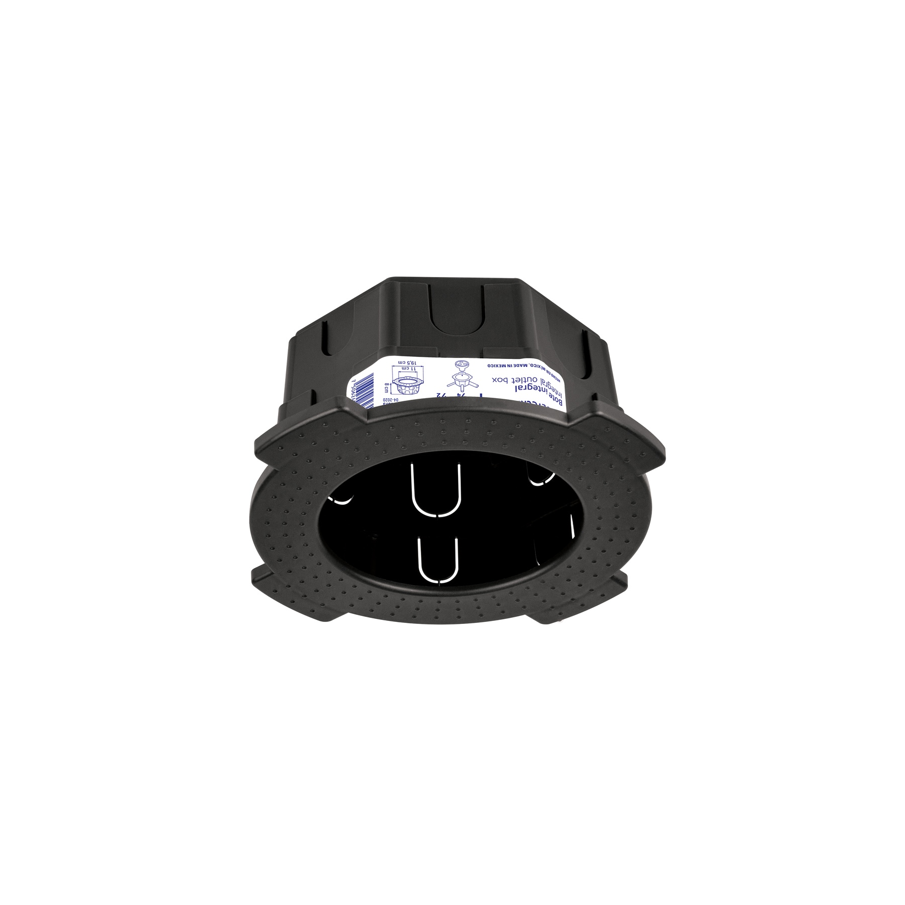 Bote integral de 8 cm, aro interno de 11 cm, Volteck