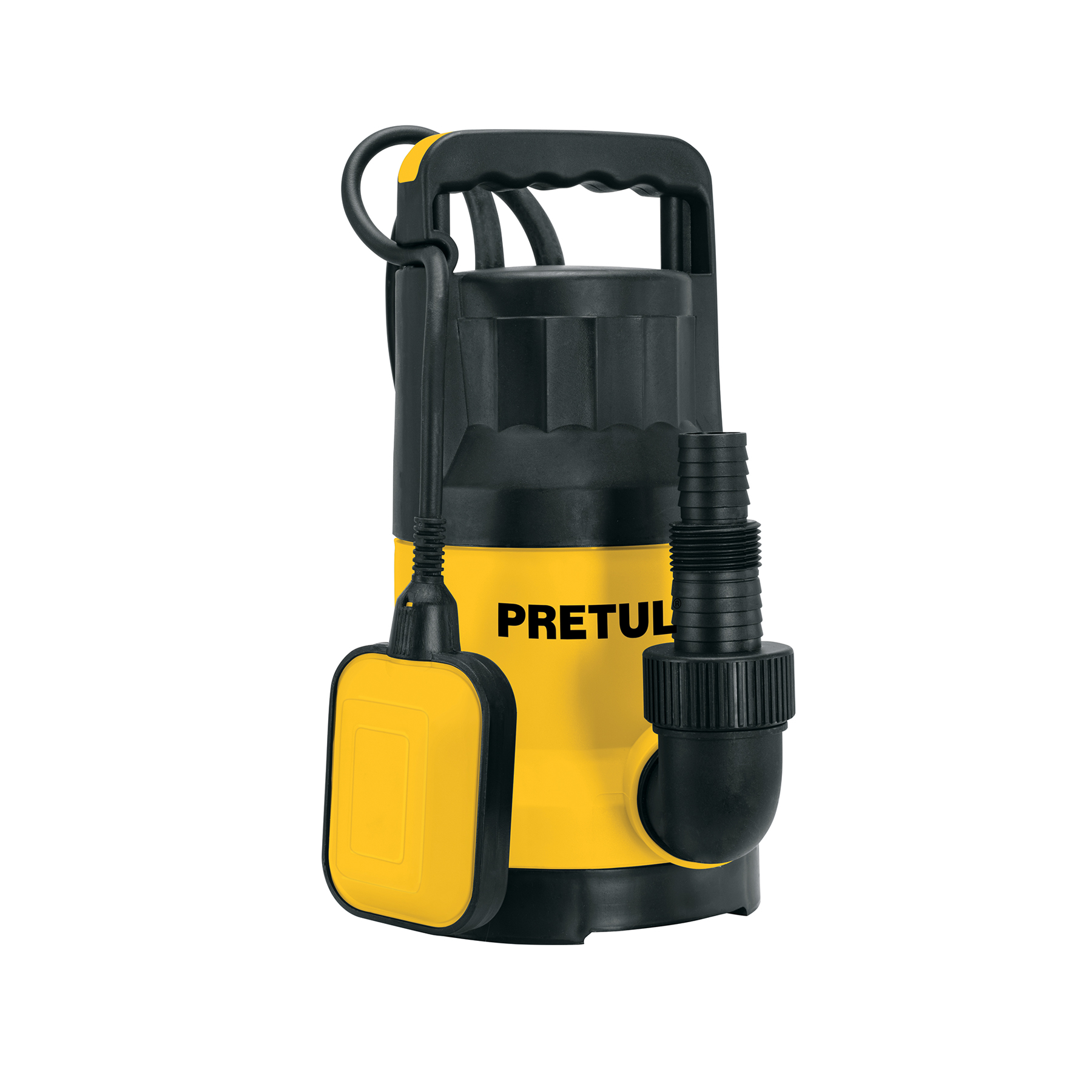 Bomba sumergible plástica, 1 HP para agua limpia, PRETUL