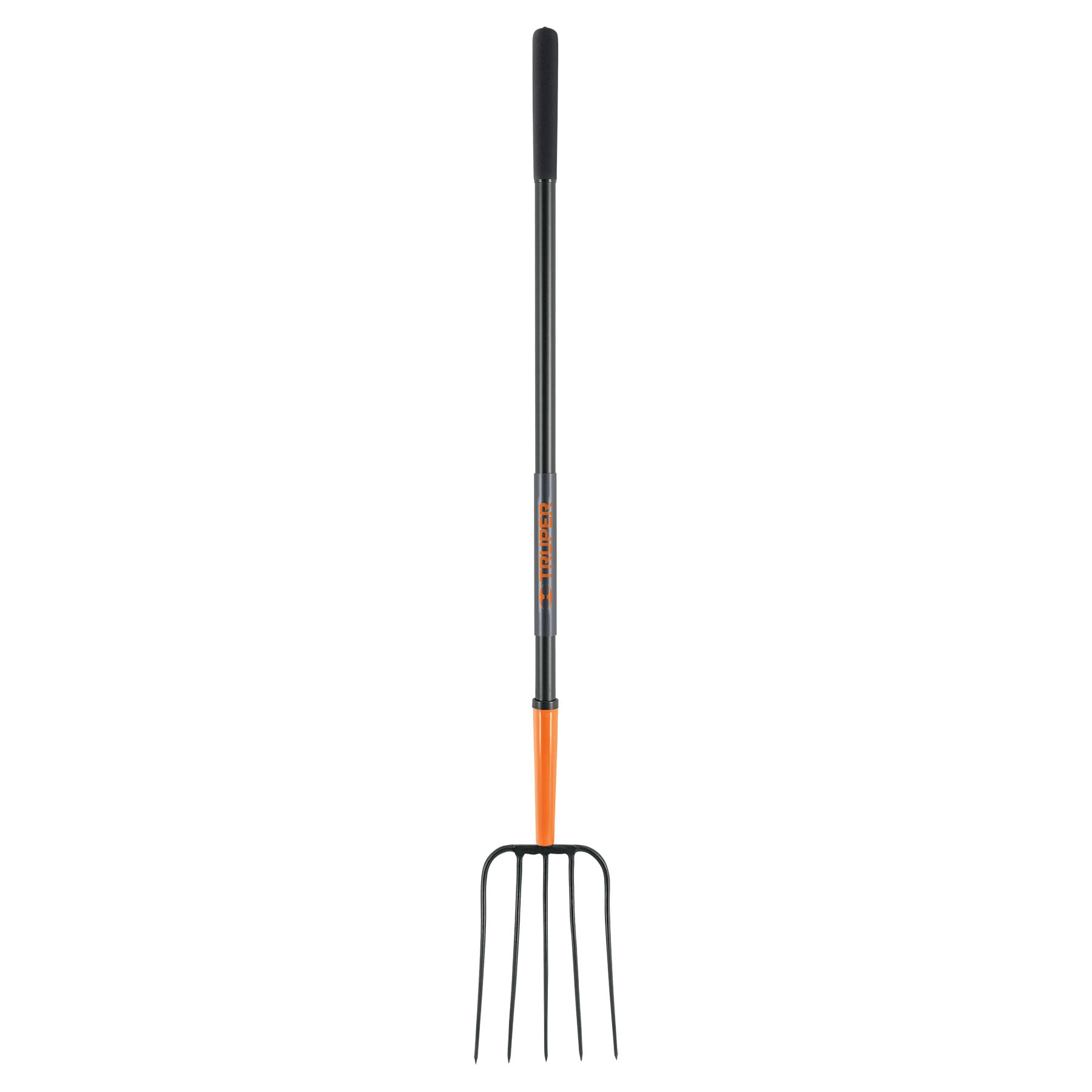 Bieldo para paja, 5 dientes, mgo largo de acero 48' TRUPER