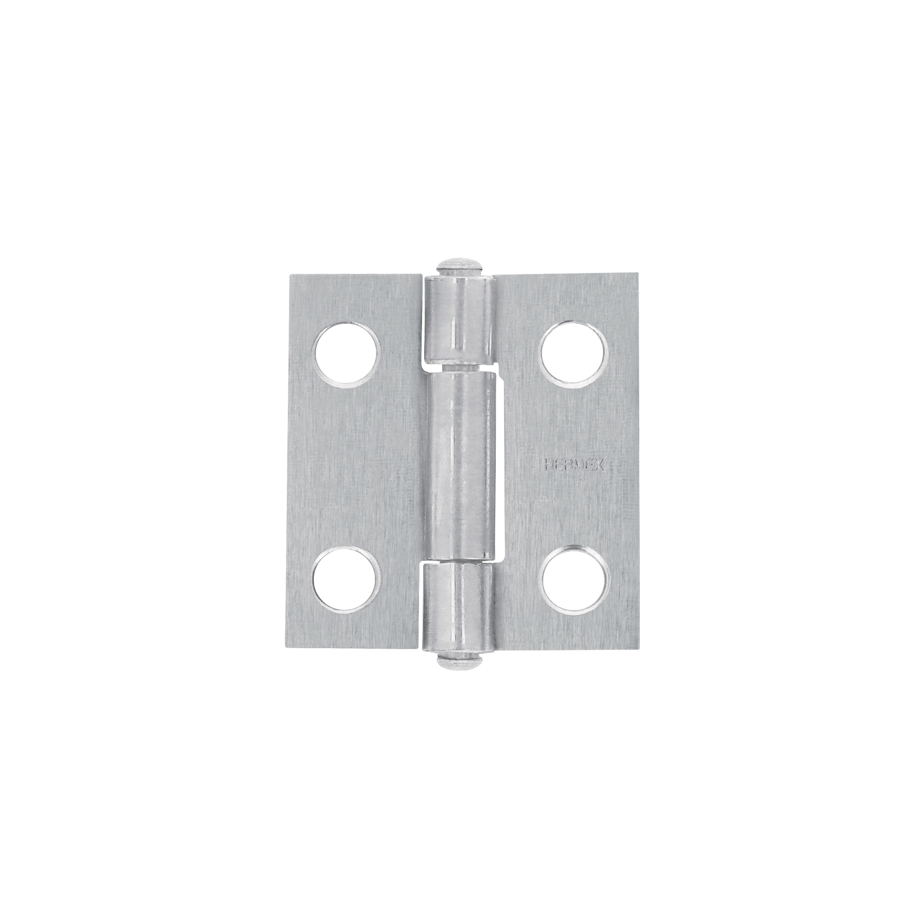 Bisagra rectangular 1' acero pulido, HERMEX