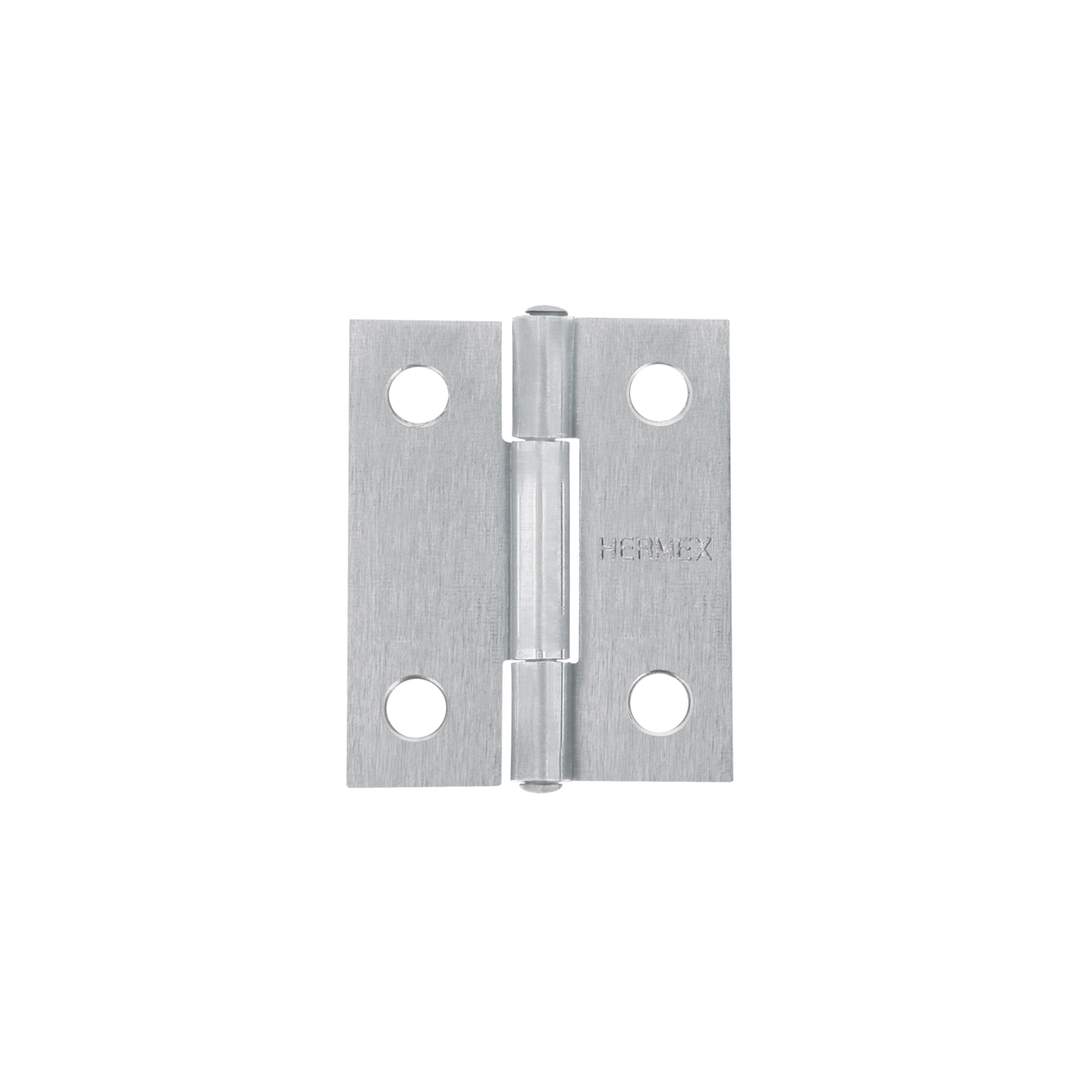 Bisagra rectangular 1-1/2' acero pulido, HERMEX