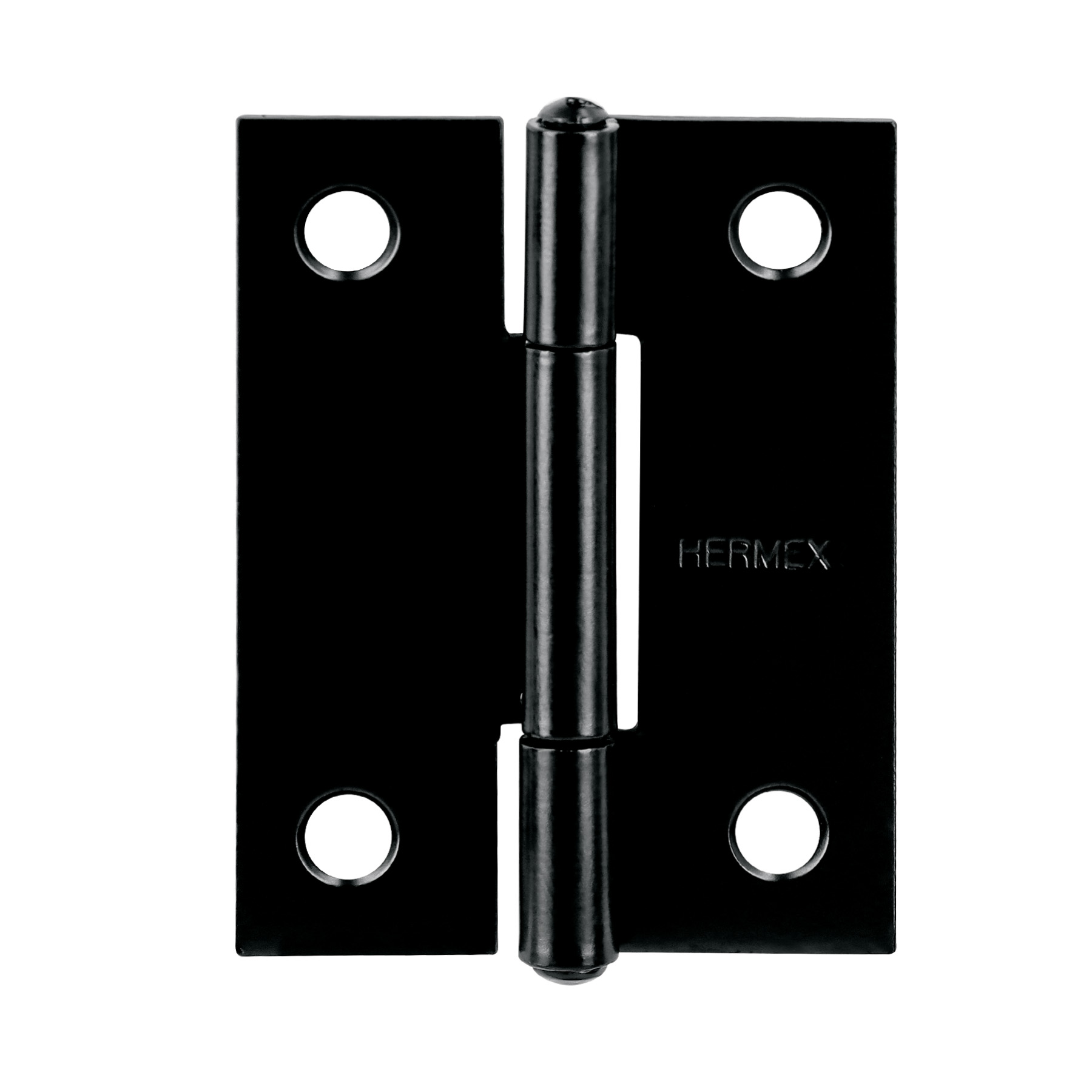 Bisagra rectangular 2' negra, HERMEX