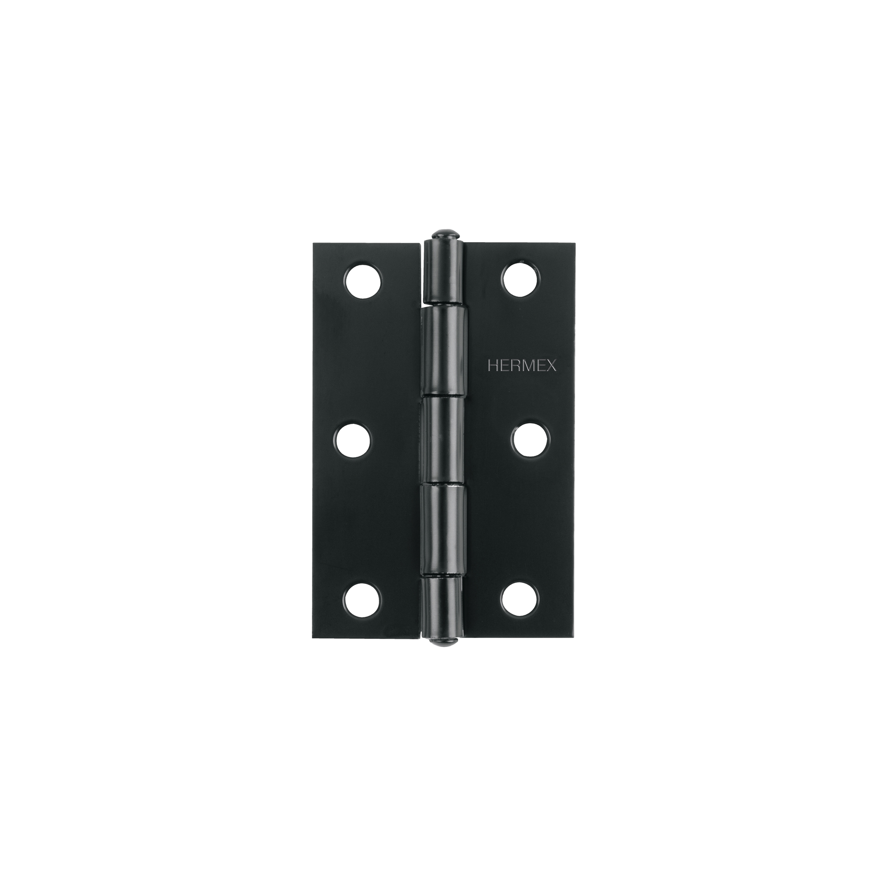 Bisagra rectangular 3' negra, HERMEX