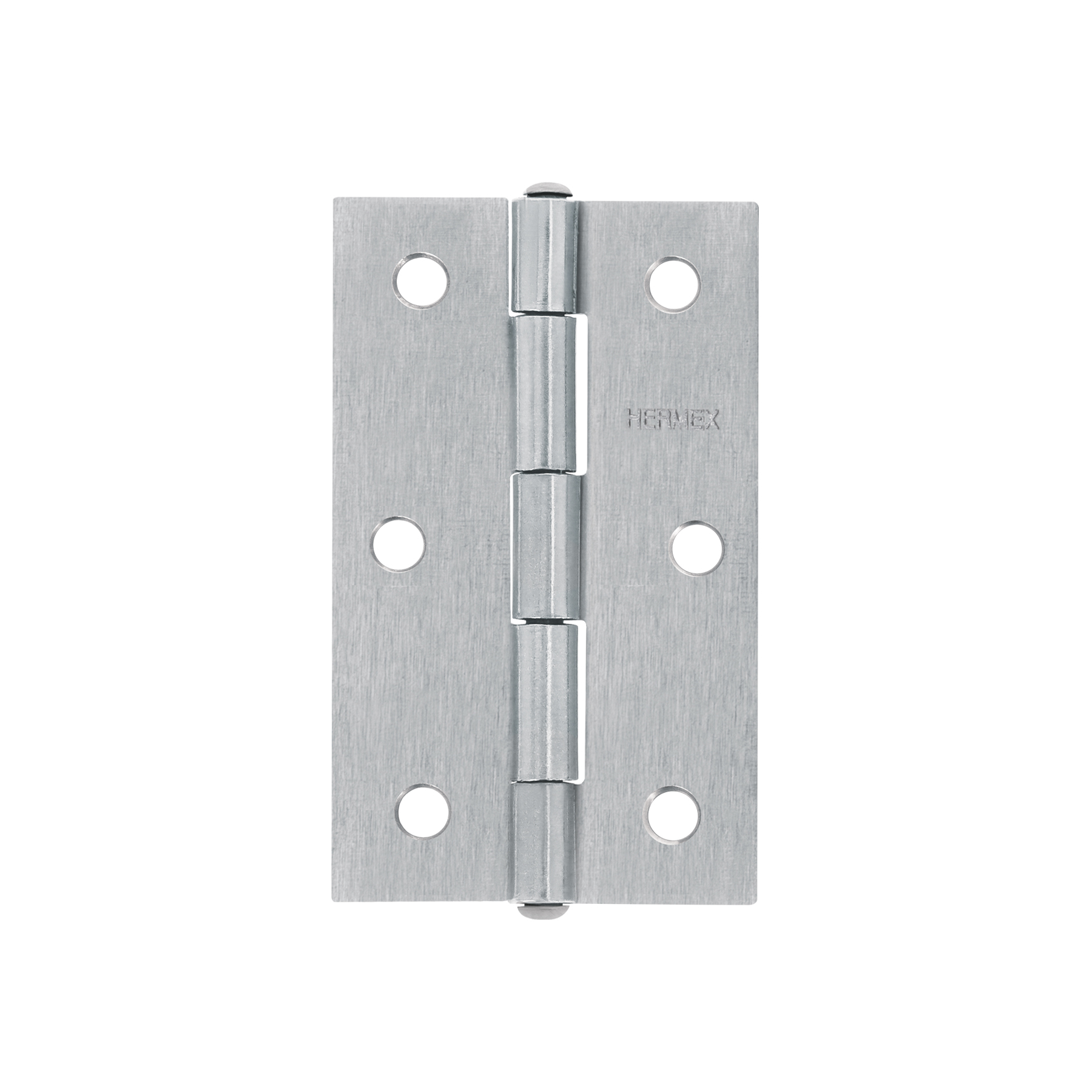 Bisagra rectangular 3-1/2' acero pulido, HERMEX