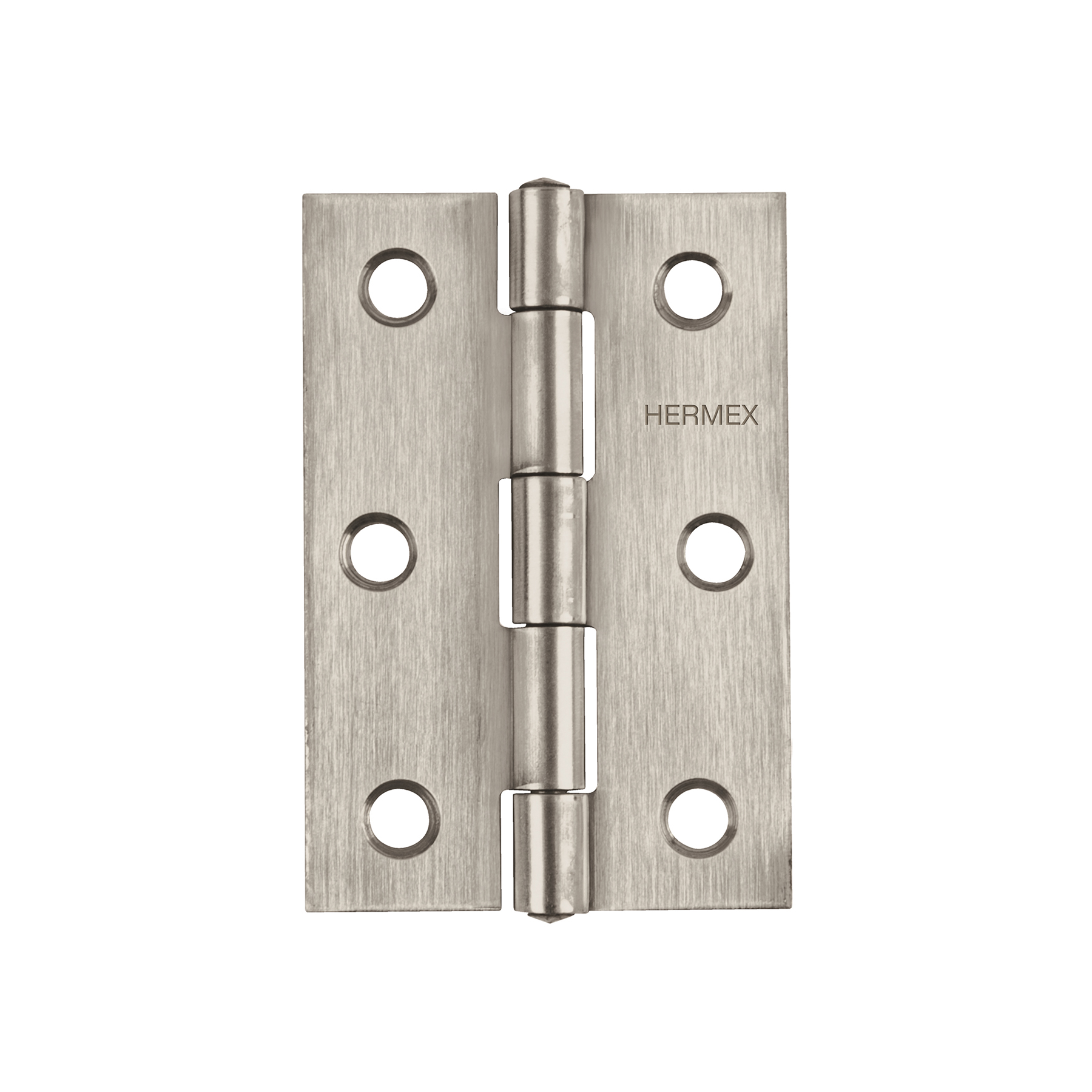 Bisagra rectangular 3-1/2' acero inoxidable, HERMEX
