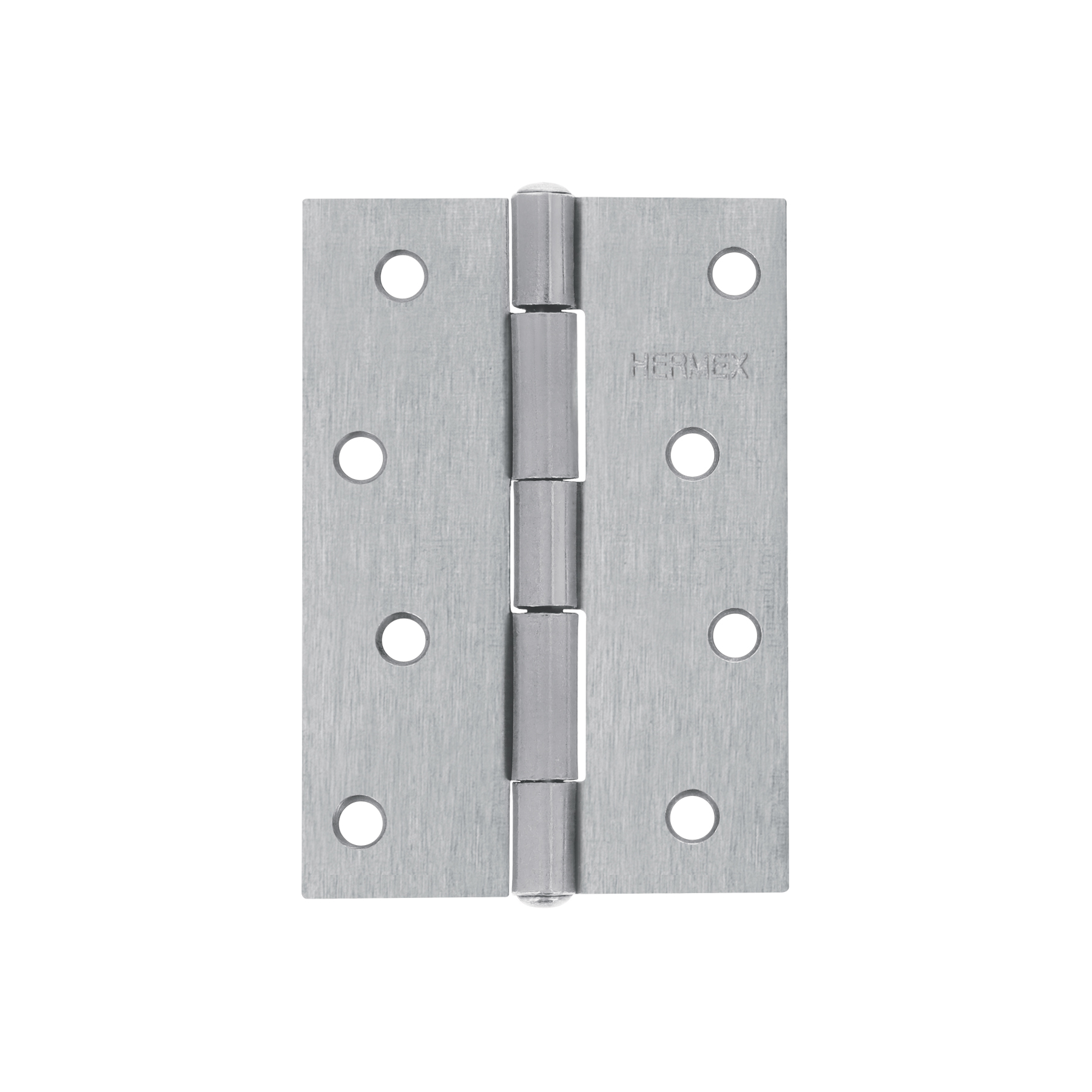 Bisagra rectangular 4' acero pulido, HERMEX