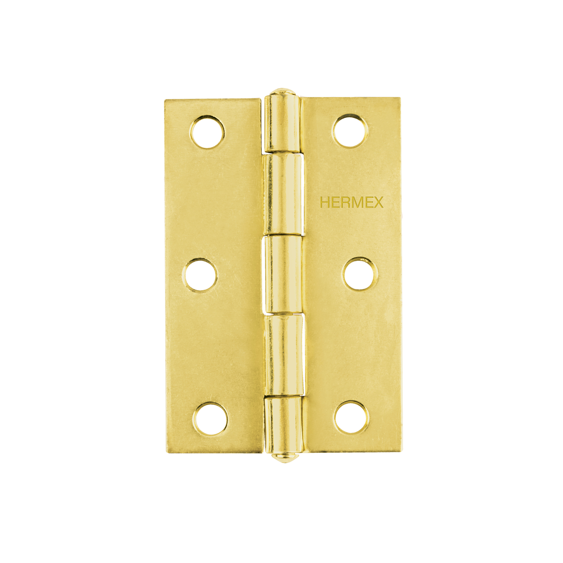 Bisagra rectangular 4' acero latonado, HERMEX