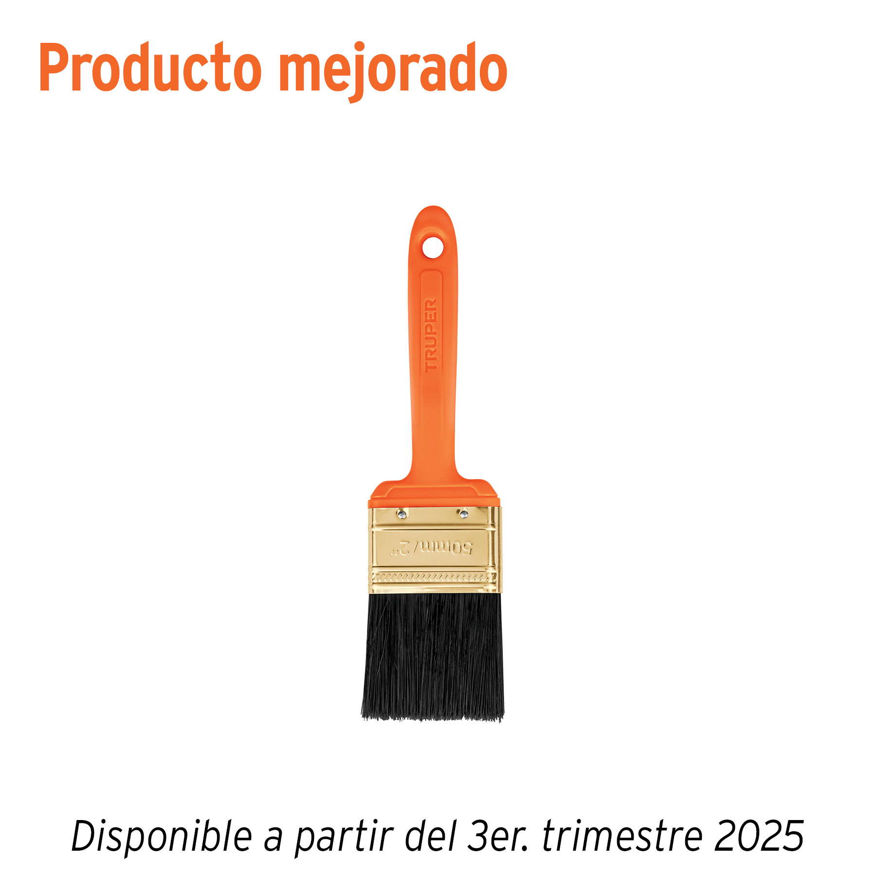 Brocha profesional de 2' con mango de plástico, Truper
