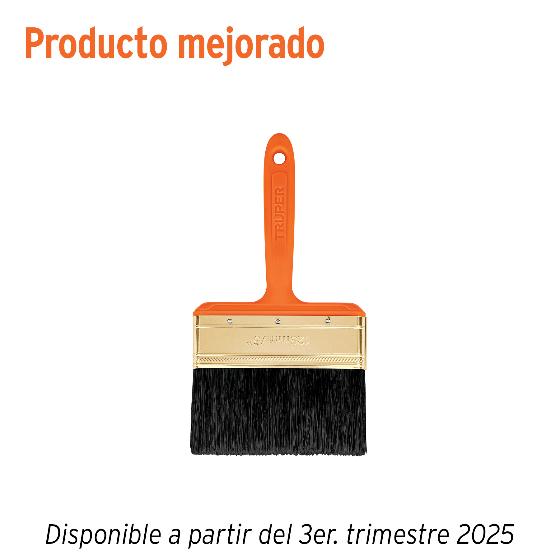 Brocha profesional de 5' con mango de plástico, Truper