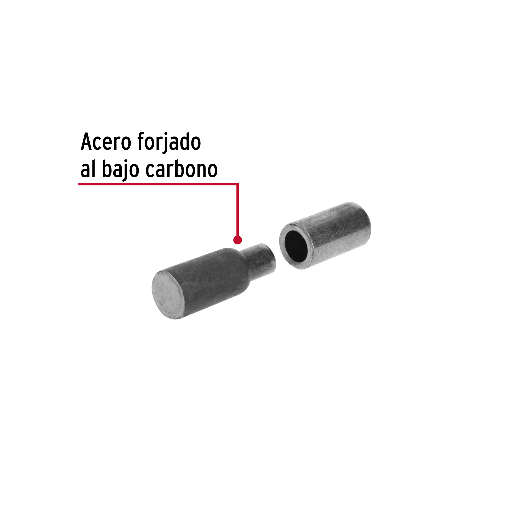 Bisagra tubular soldable de 1', HERMEX - Imagen 2