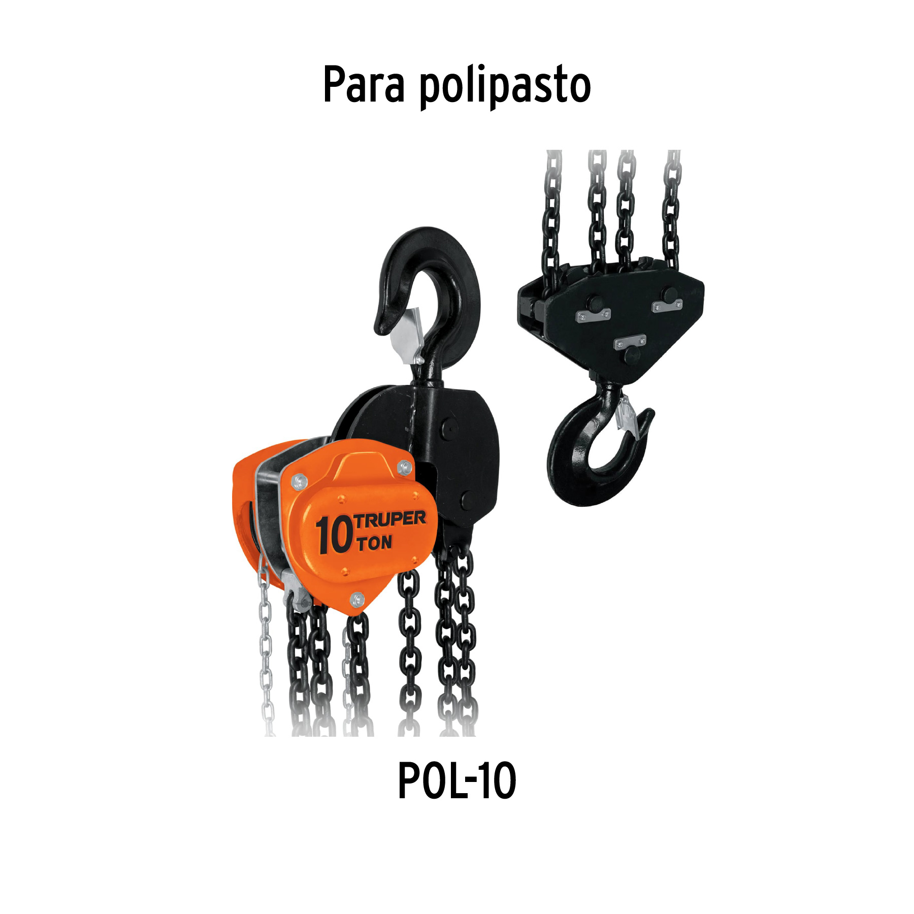 Cadena para polipasto POL-10, Truper - Imagen 3