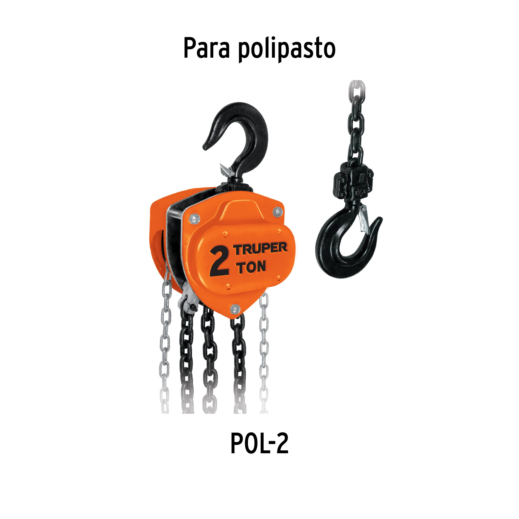 Cadena para polipasto POL-2, Truper - Imagen 3