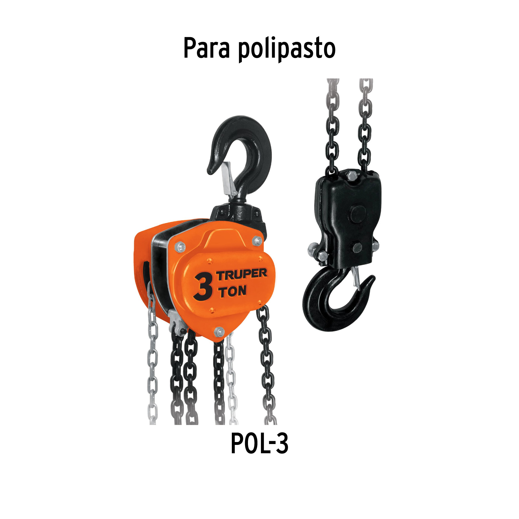 Cadena para polipasto POL-3, Truper - Imagen 3